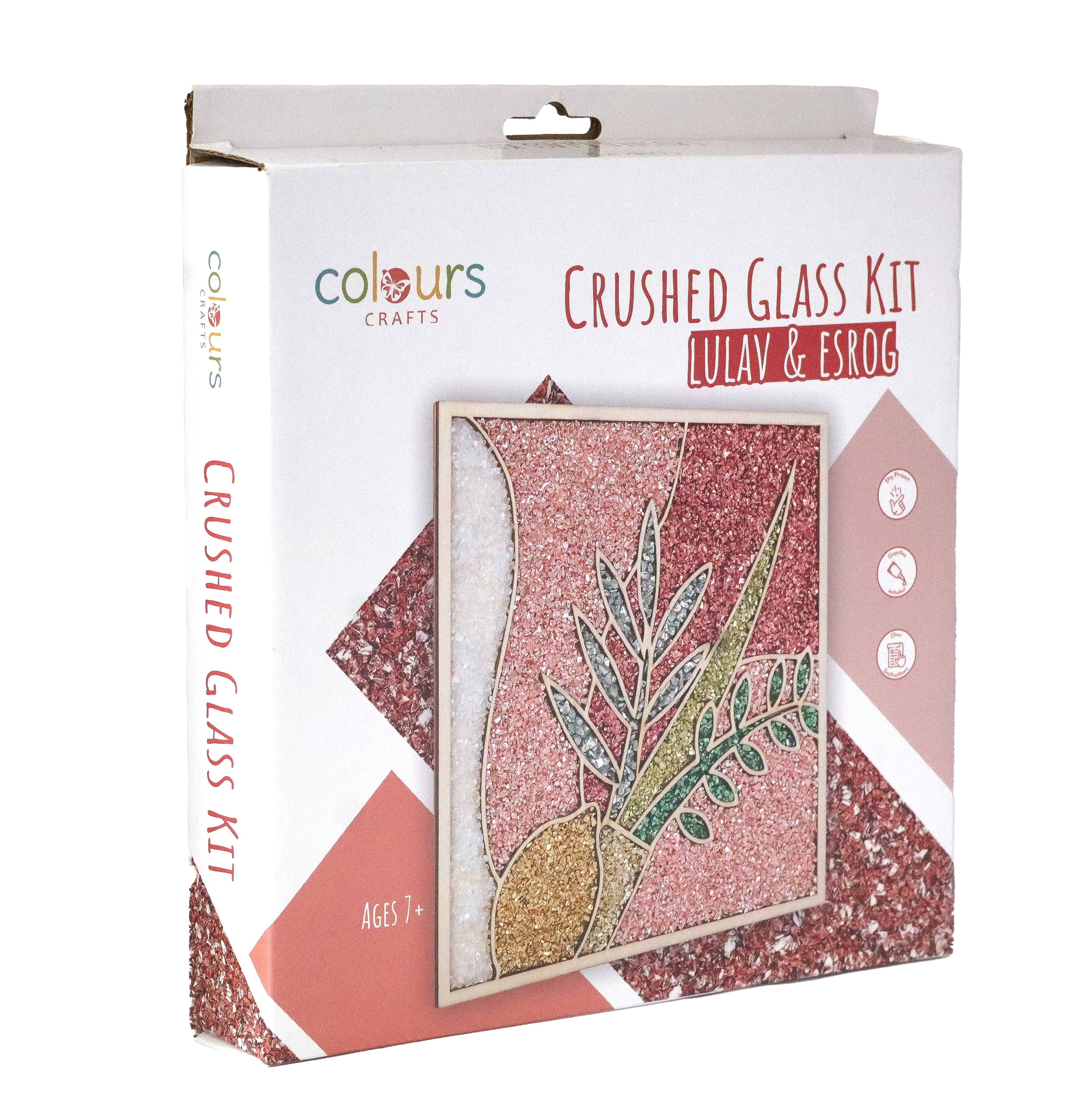 Crushed Glass Lulav And Esrog Kit