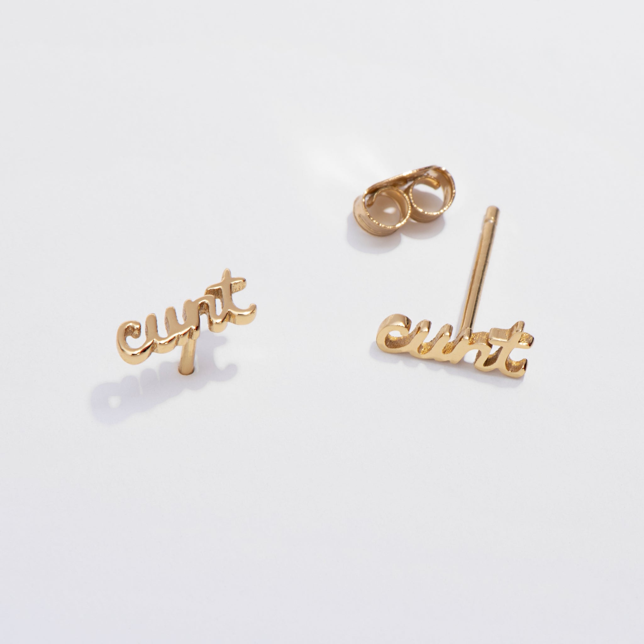 Cunt Script Studs