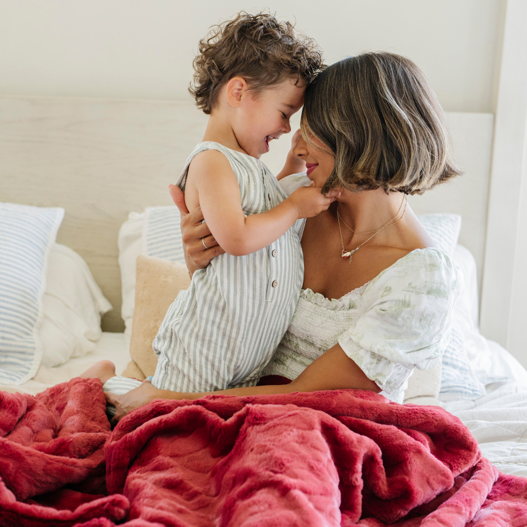 Patterned Faux Fur Throw Blankets