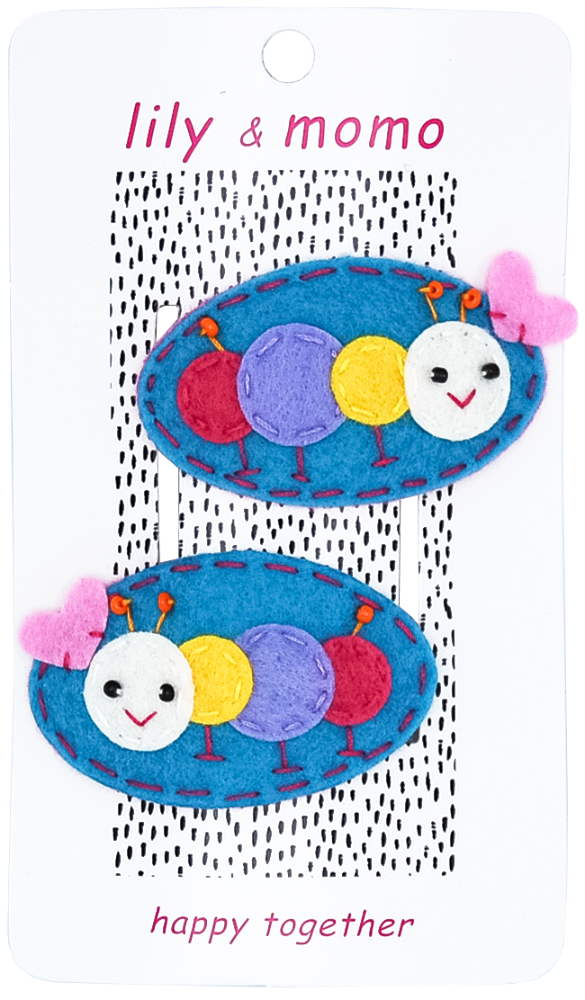 Cute Caterpillar Hair Clips