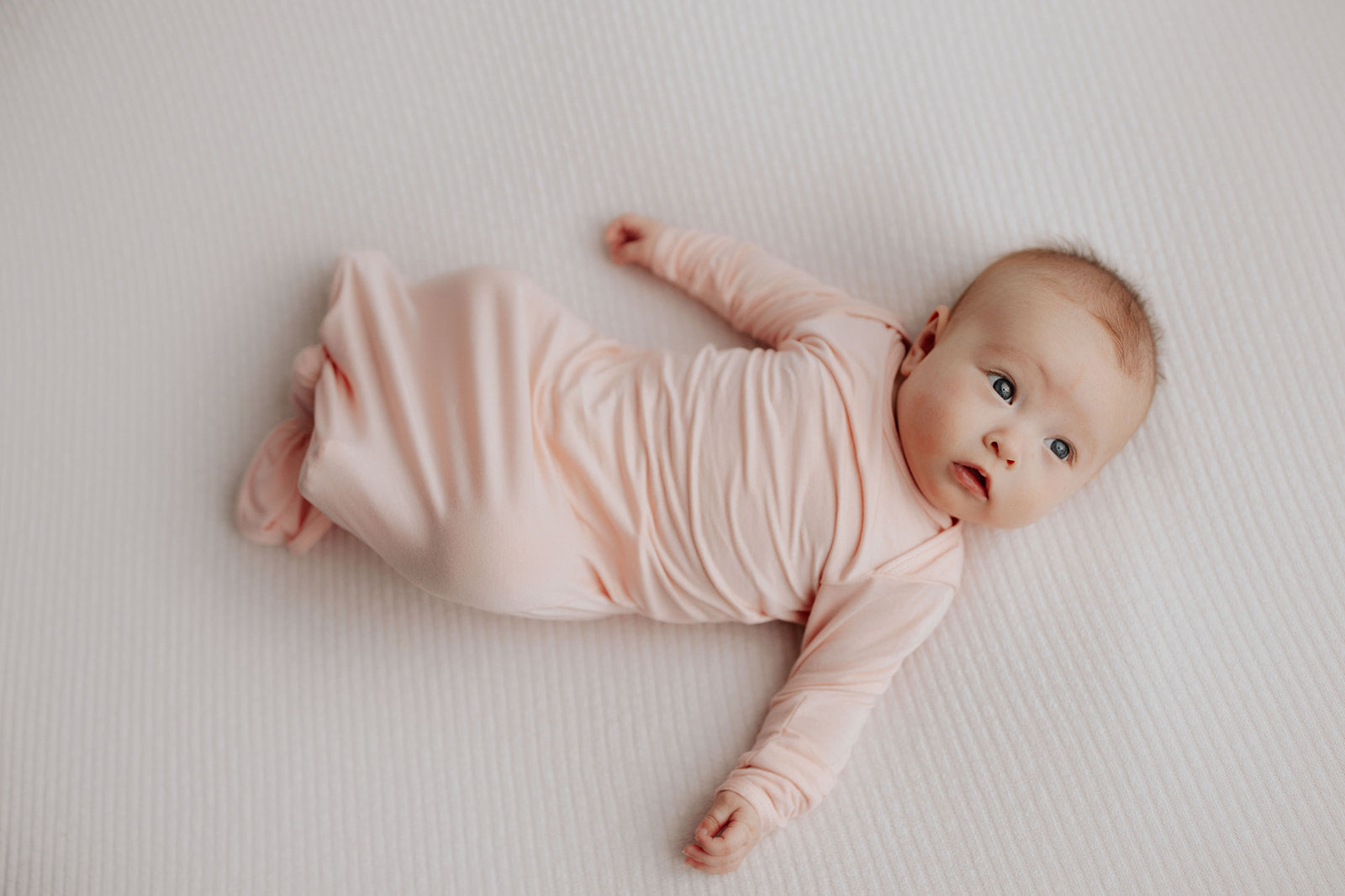 Heavenly Pink Newborn Knotted Baby Gown