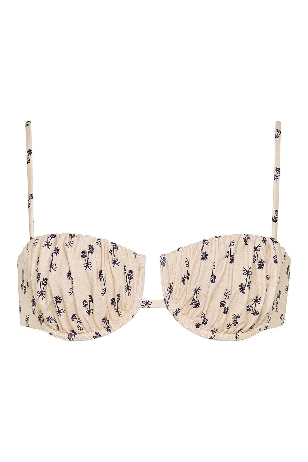 Cynthia Floral Petal Bikini Top