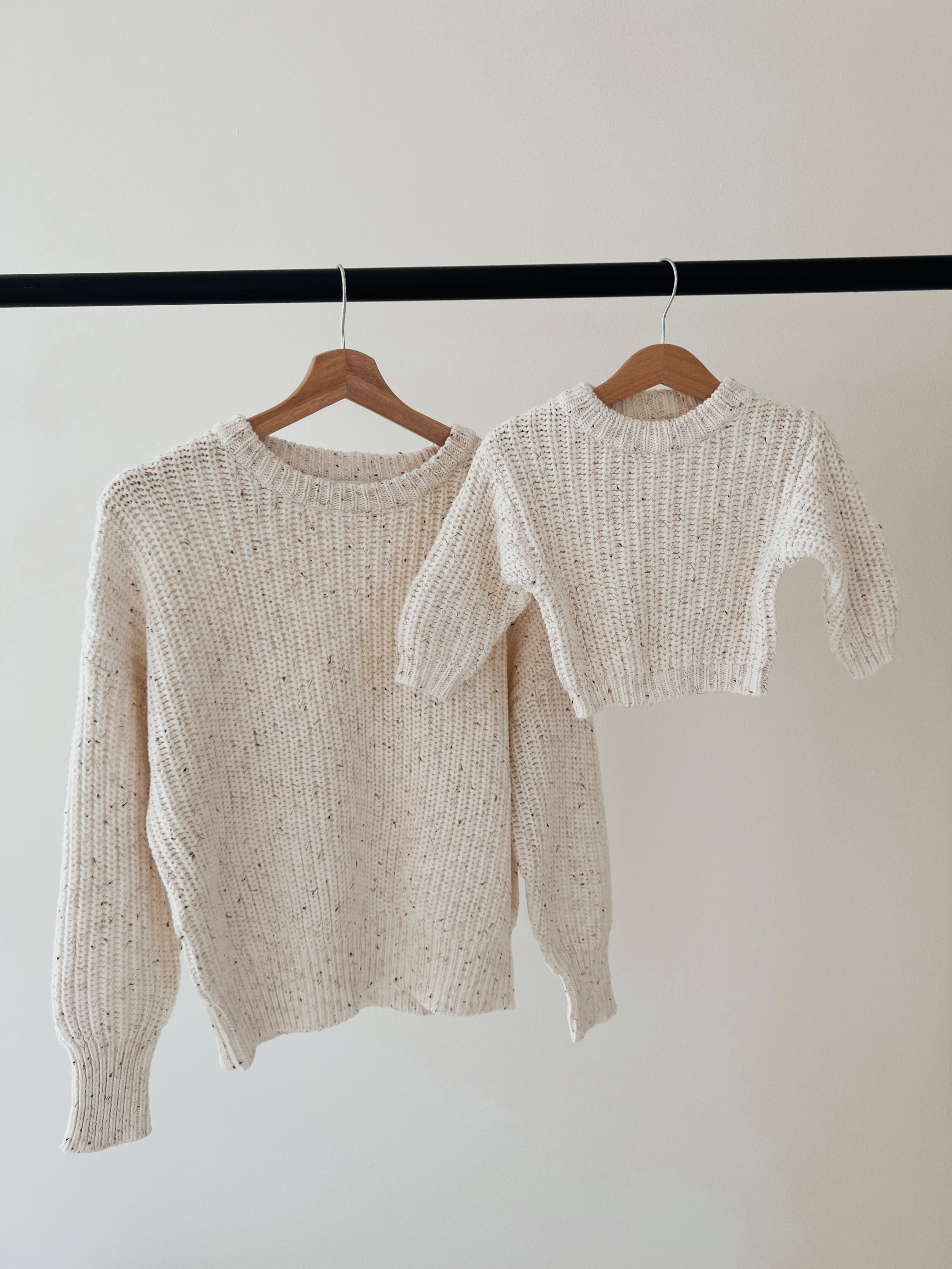 Child Knit Sweater | Cloud Confetti