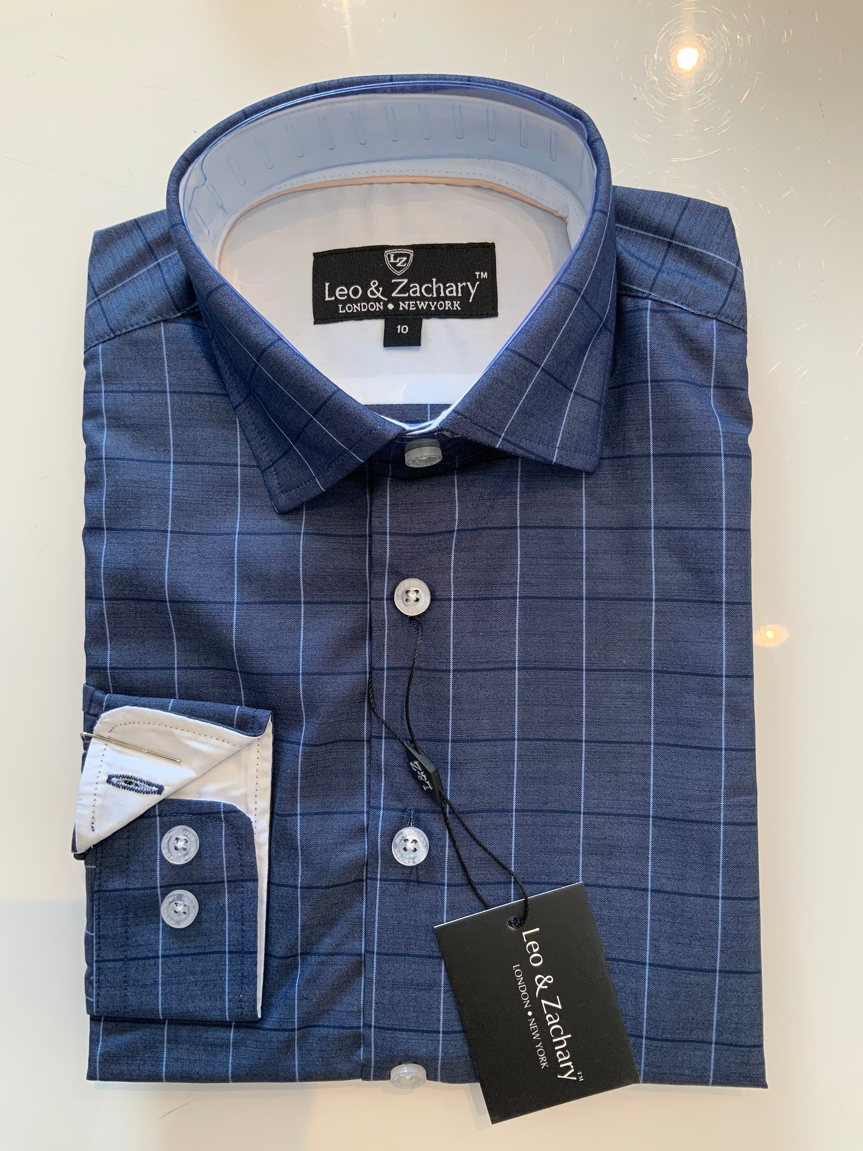 Leo And Zachary - Long Sleeve Dress Shirt