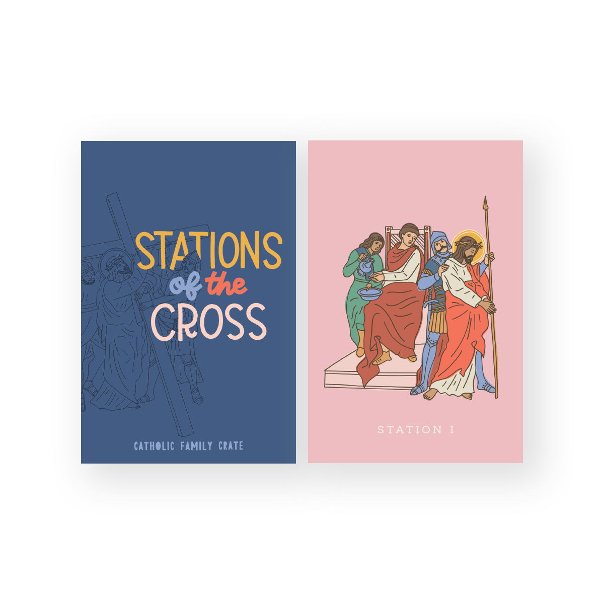 Stations Of The Cross Cards