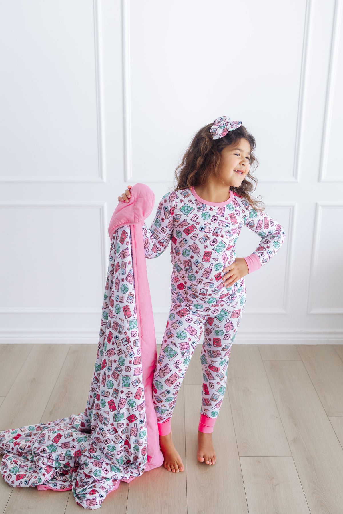 Passport To Paris Cloud Quilted Blanket