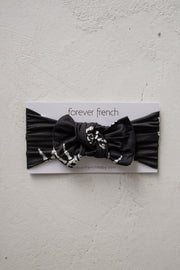 Bamboo Head Wrap | Midnight Skelly