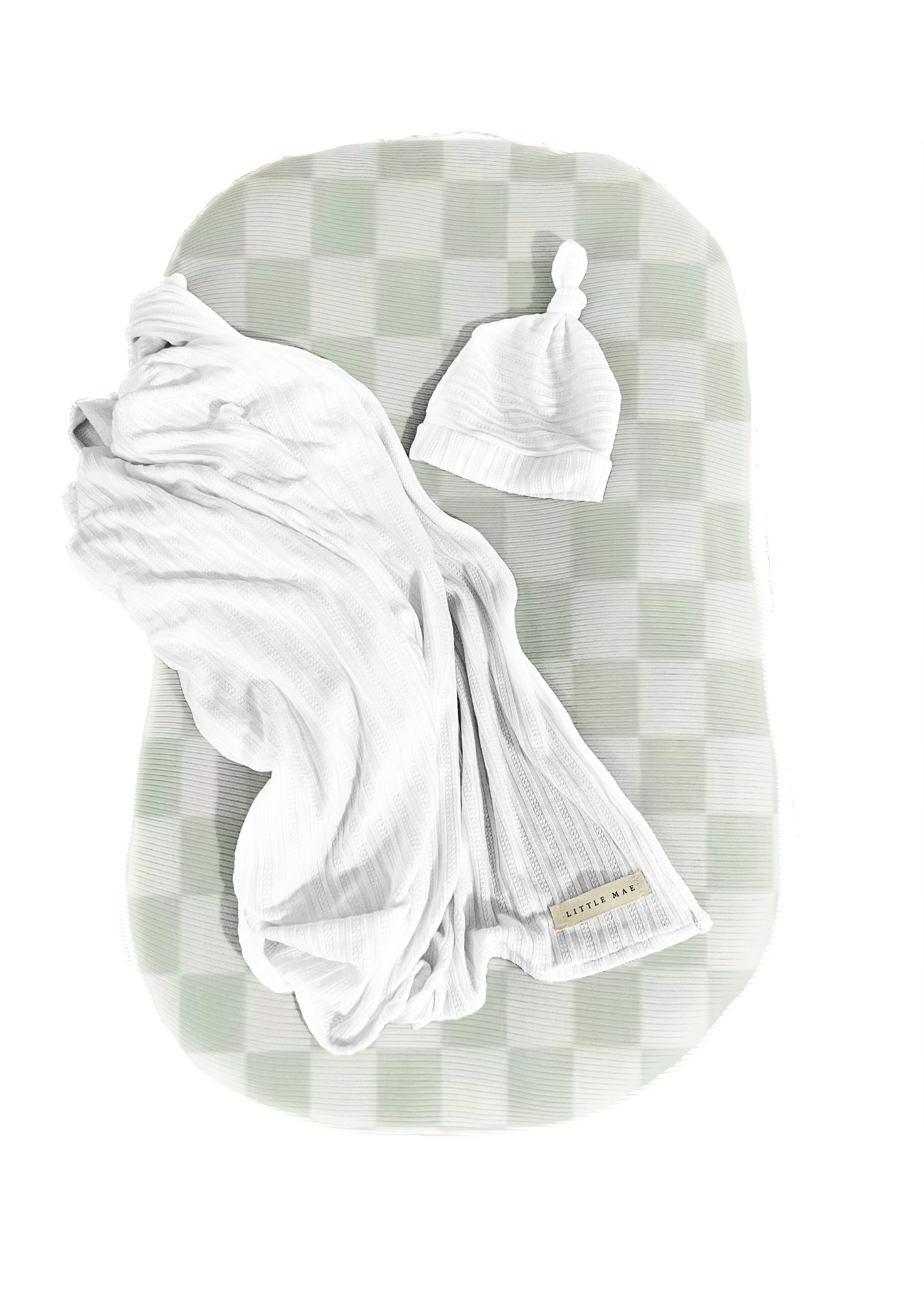 Leaf Checkered Baby Lounger Cover