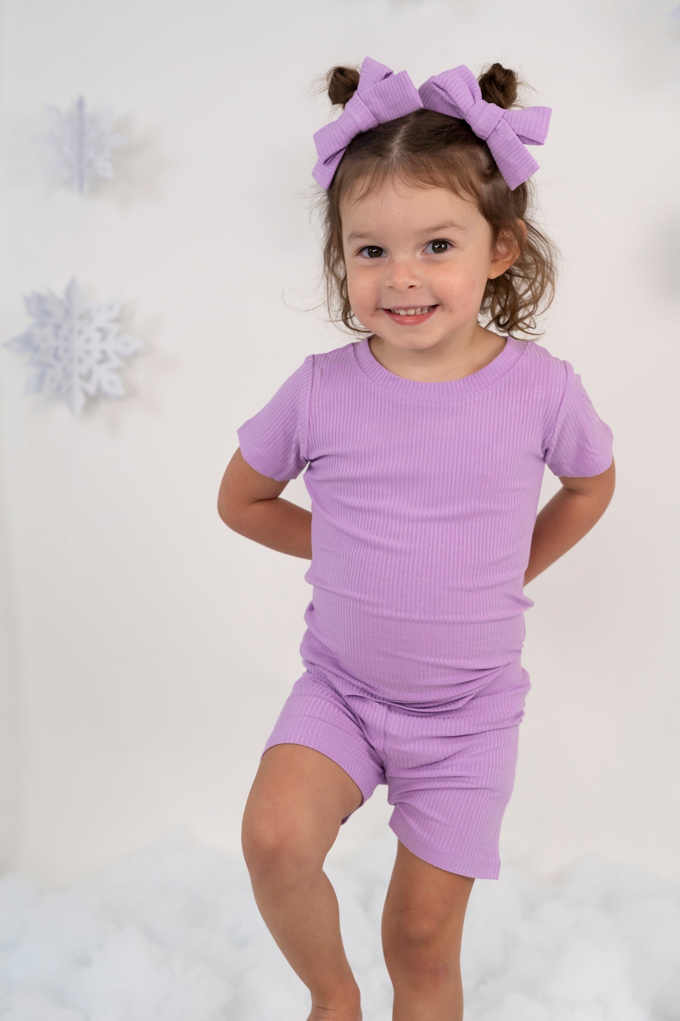 Amethyst Rib Dream Short Set