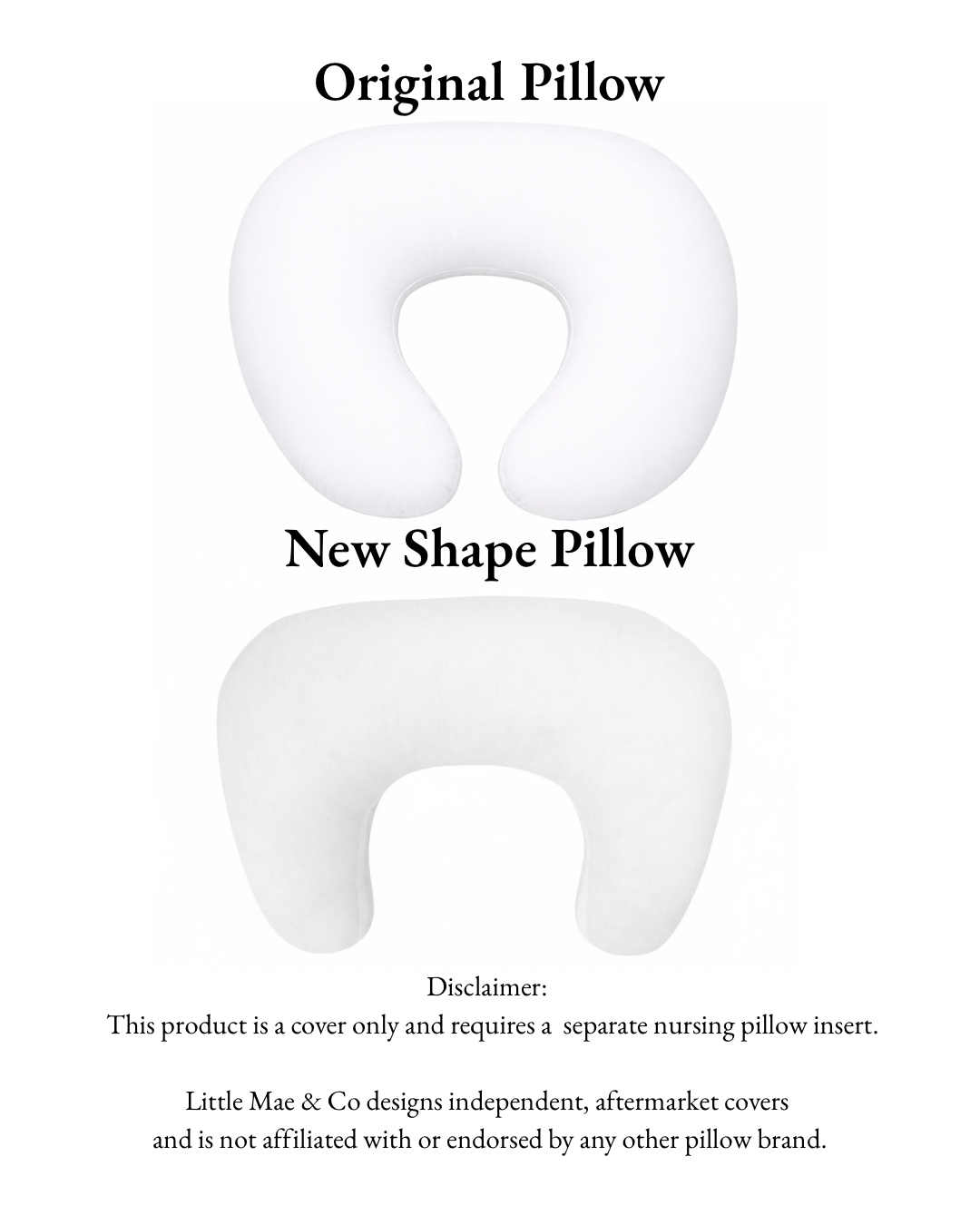 Rust Ribbed Nursing Pillow Cover (Ships June 8)