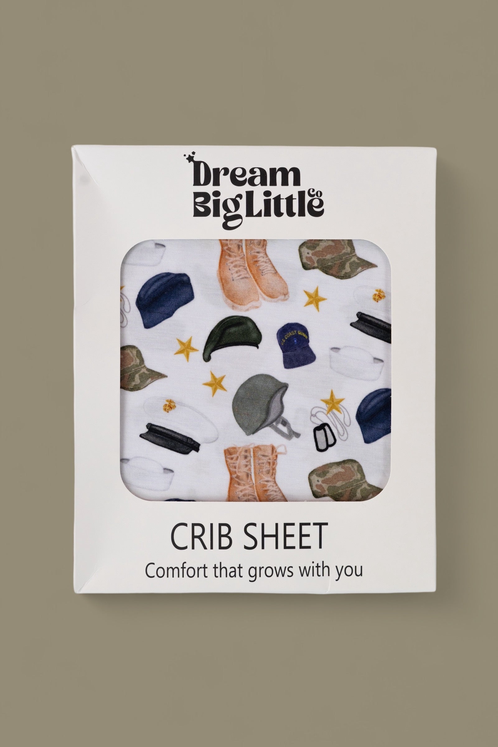 Thank You For Your Service Dream Crib Sheet