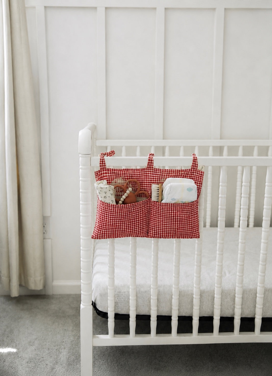 Baby Crib Diaper Caddy Storage Organizer Nursery Room