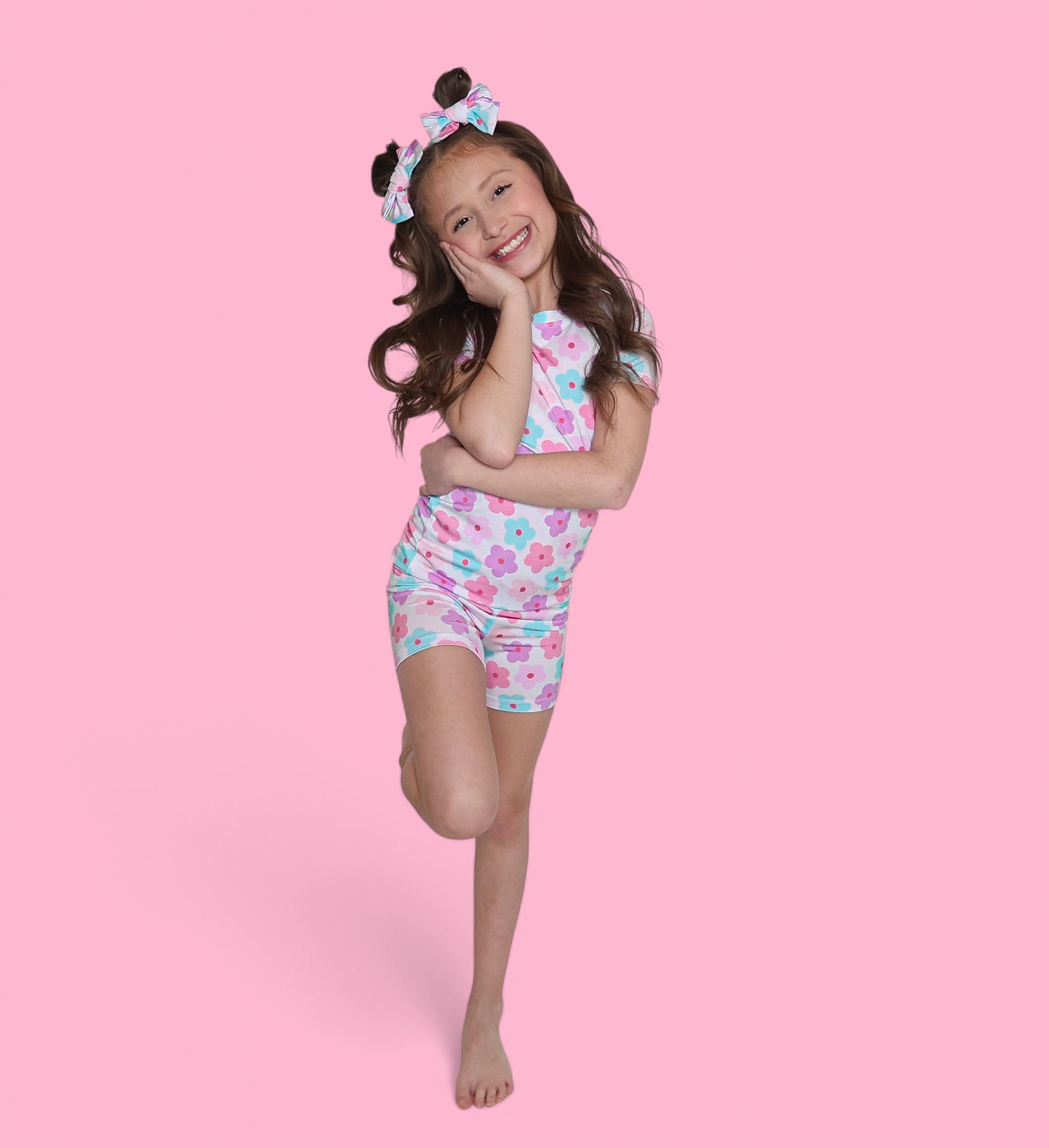 Violet Fields Dream Short Set