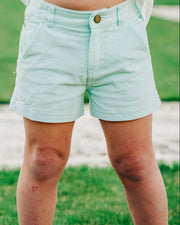 Corduroy Versa Shorts ~ Mint (size Down)