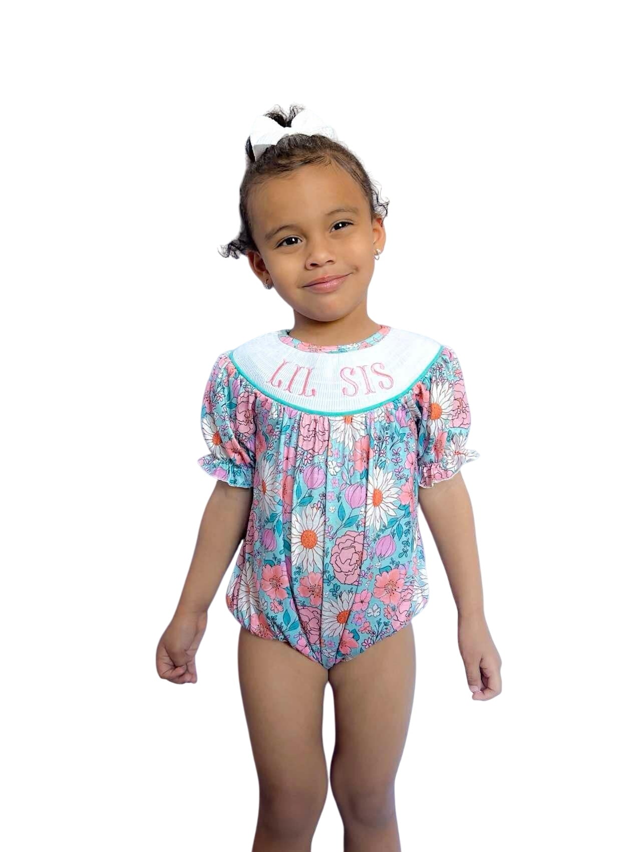 Smocked Lil Sis Romper