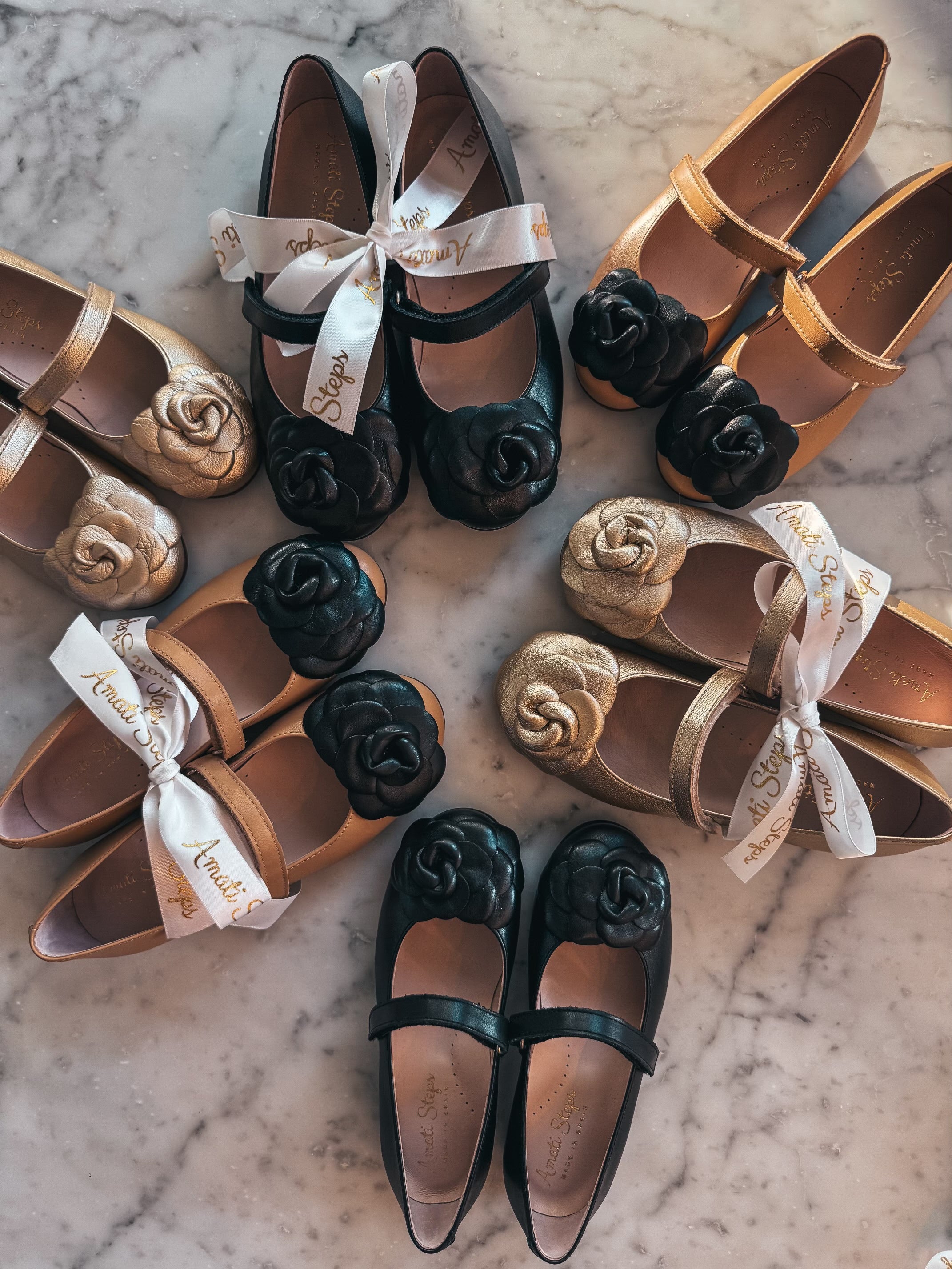 Camille- Tan/black Leather Mary Jane Shoes