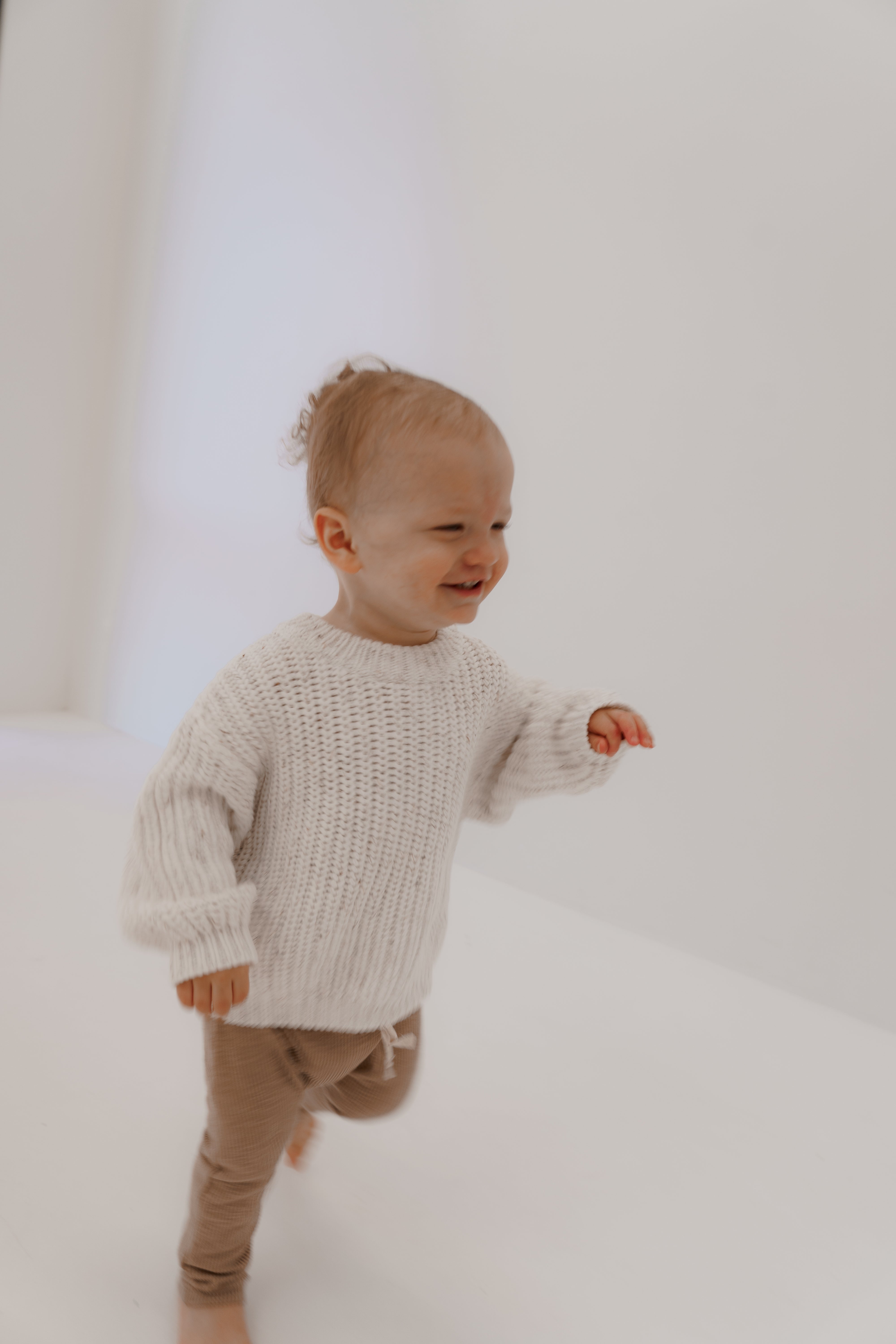 Child Knit Sweater | Cloud Confetti