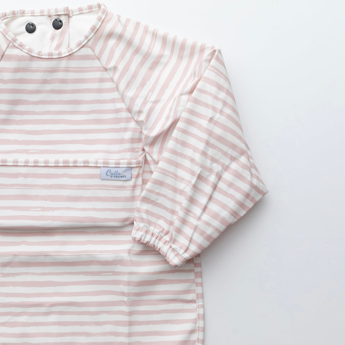 The Grayson Long Sleeve Bib - Brush Stripes