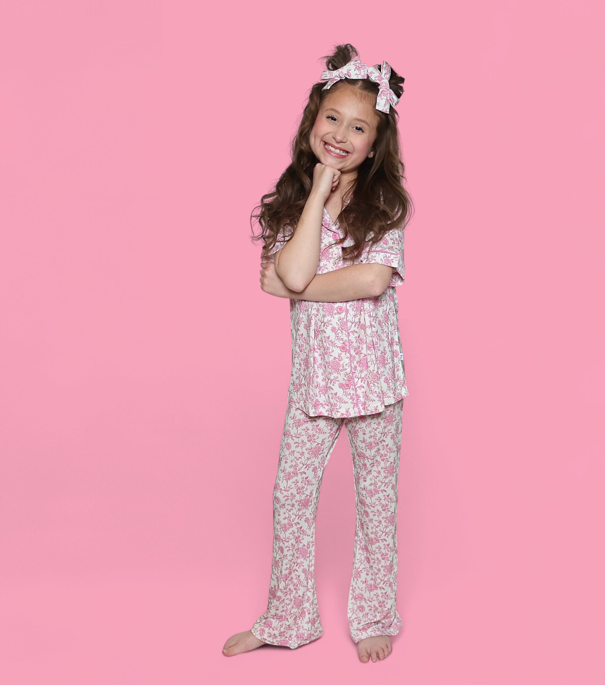 Rosewood Toile Dream Girl's Flare Set