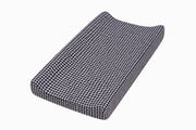 Black White Houndstooth Changing Pad Cover