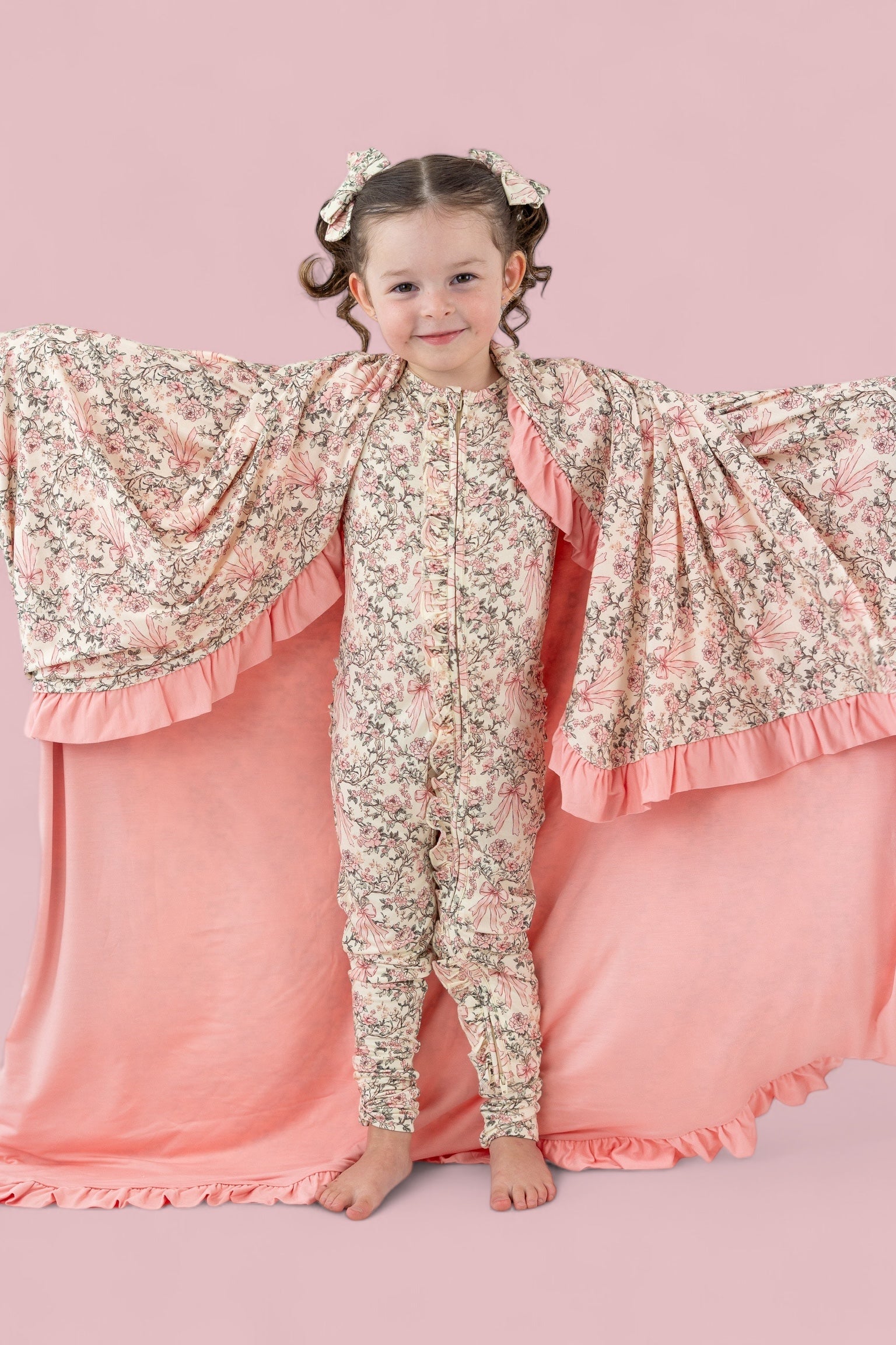 Victorian Bloom Dream Ruffle Romper