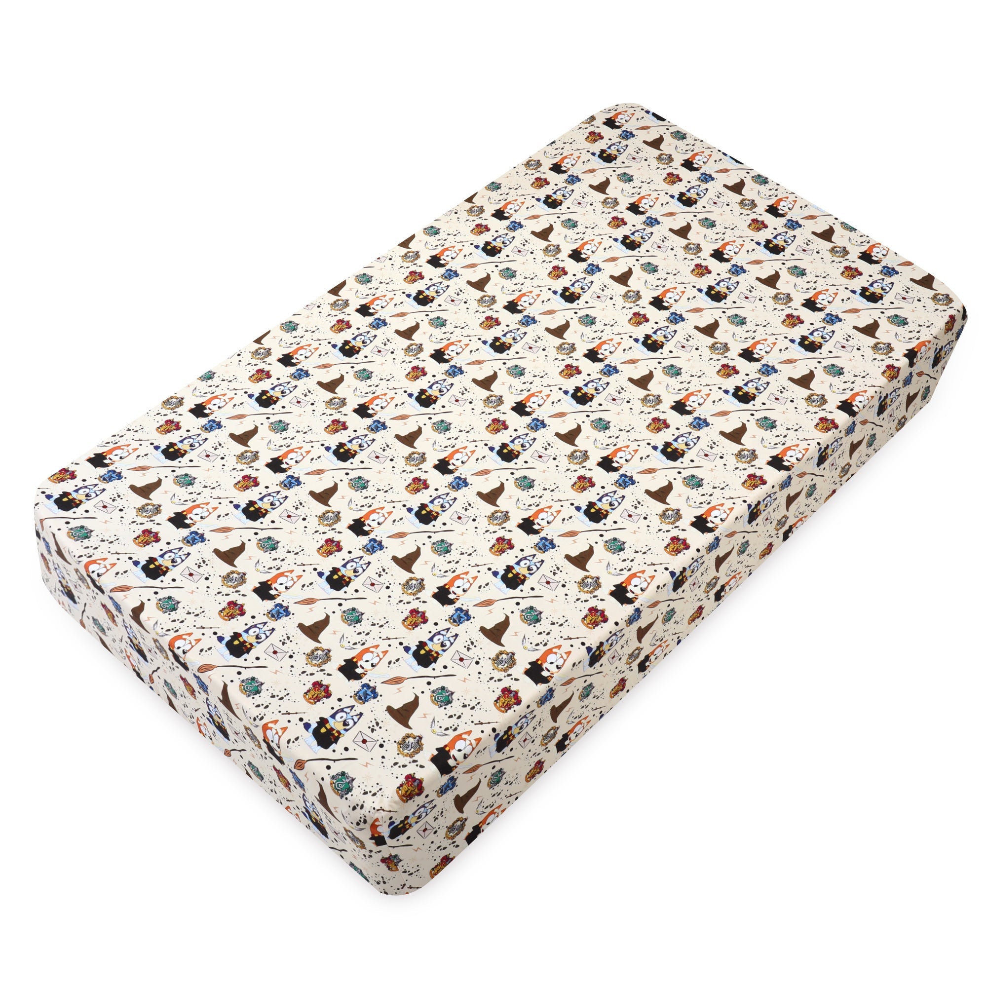 Magical Heelers Crib Sheet