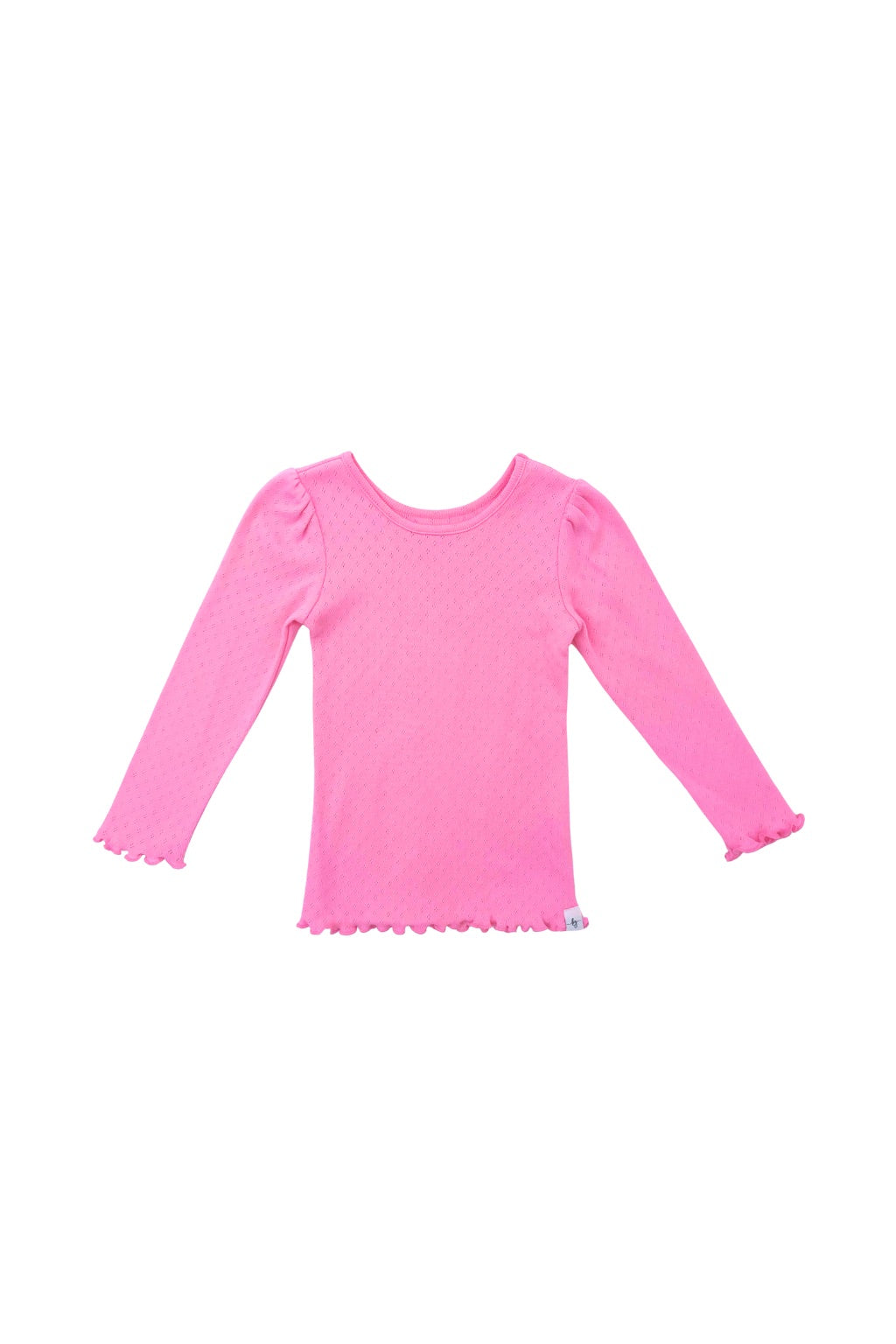 Bubblegum Pointelle Layering Shirt
