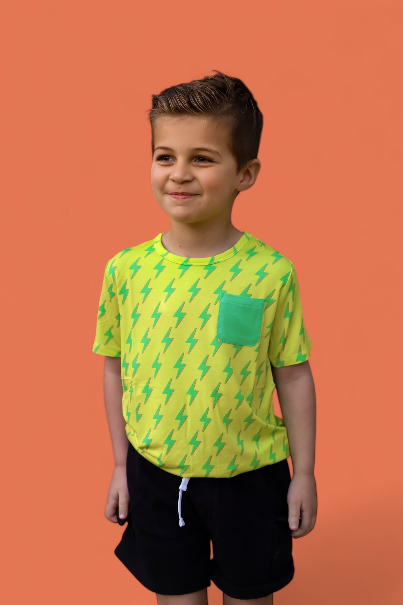Bright Bolts Dream Pocket Tee