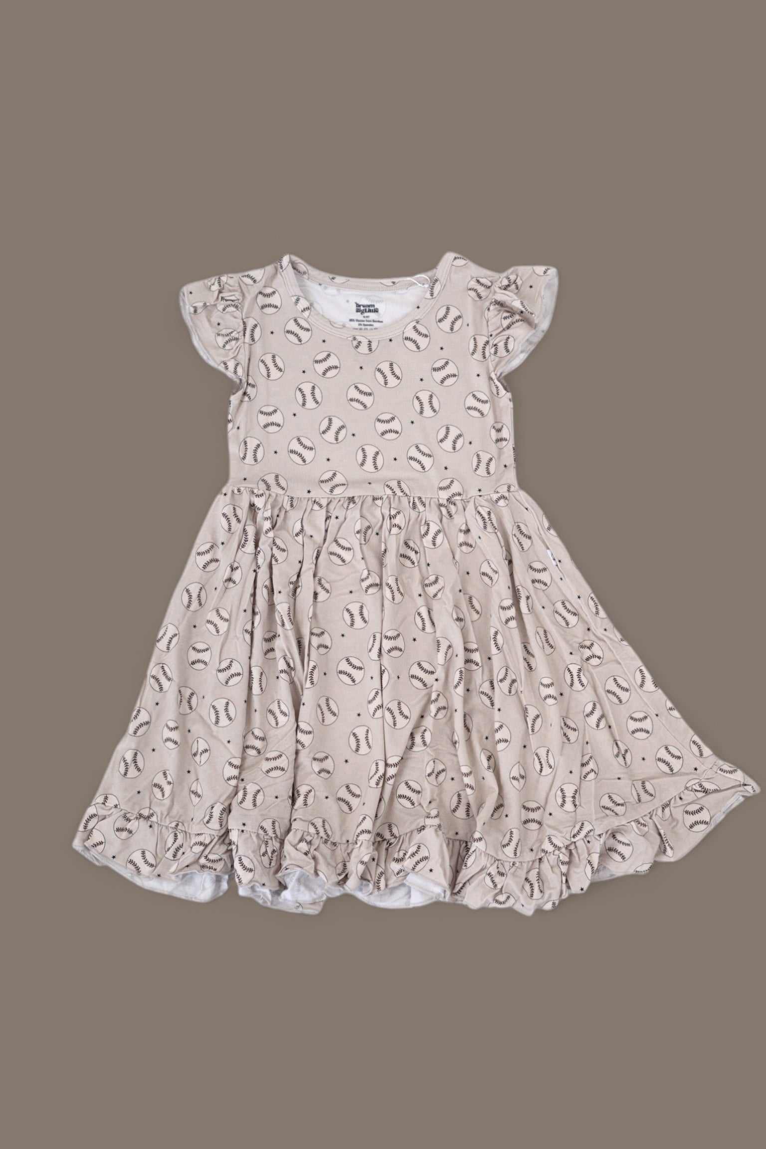 Exclusive Swing For The Stars Dream Cap Sleeve Ruffle Dress