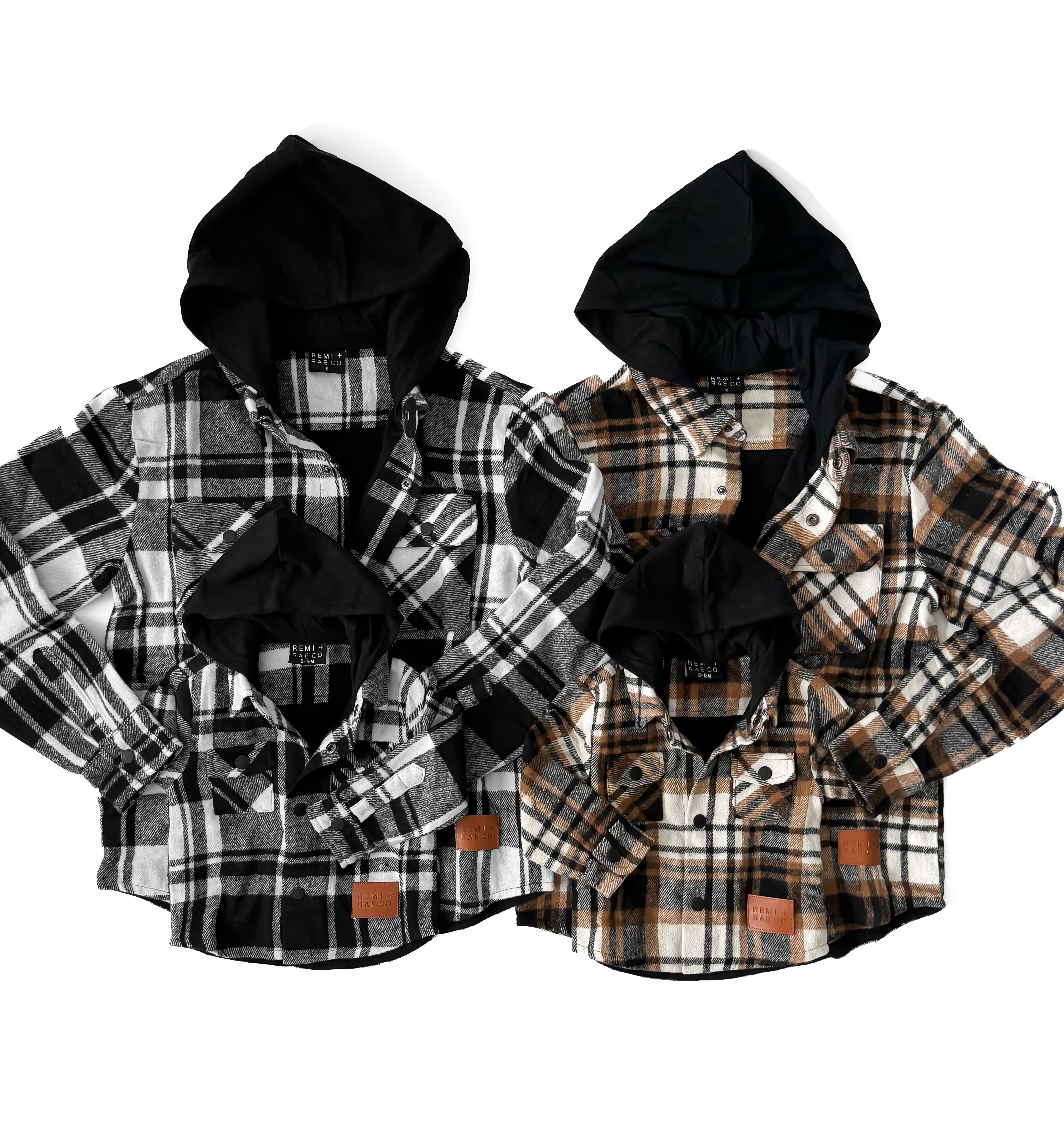 Adult - Hooded Flannel Jacket - Classic