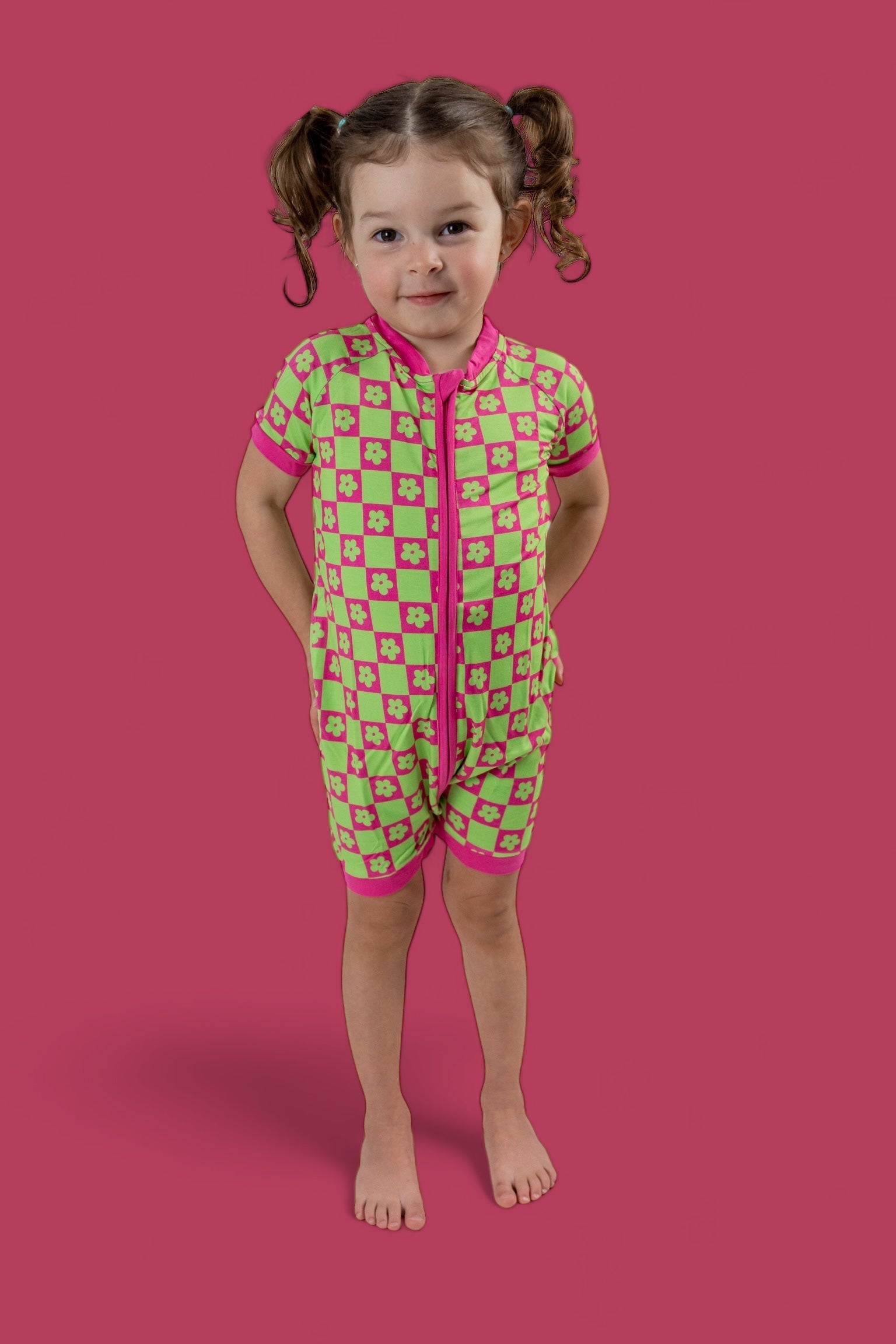 Wild Daisy Checkers Dream Shortie