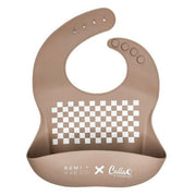 Checked Out Bib - Fawn