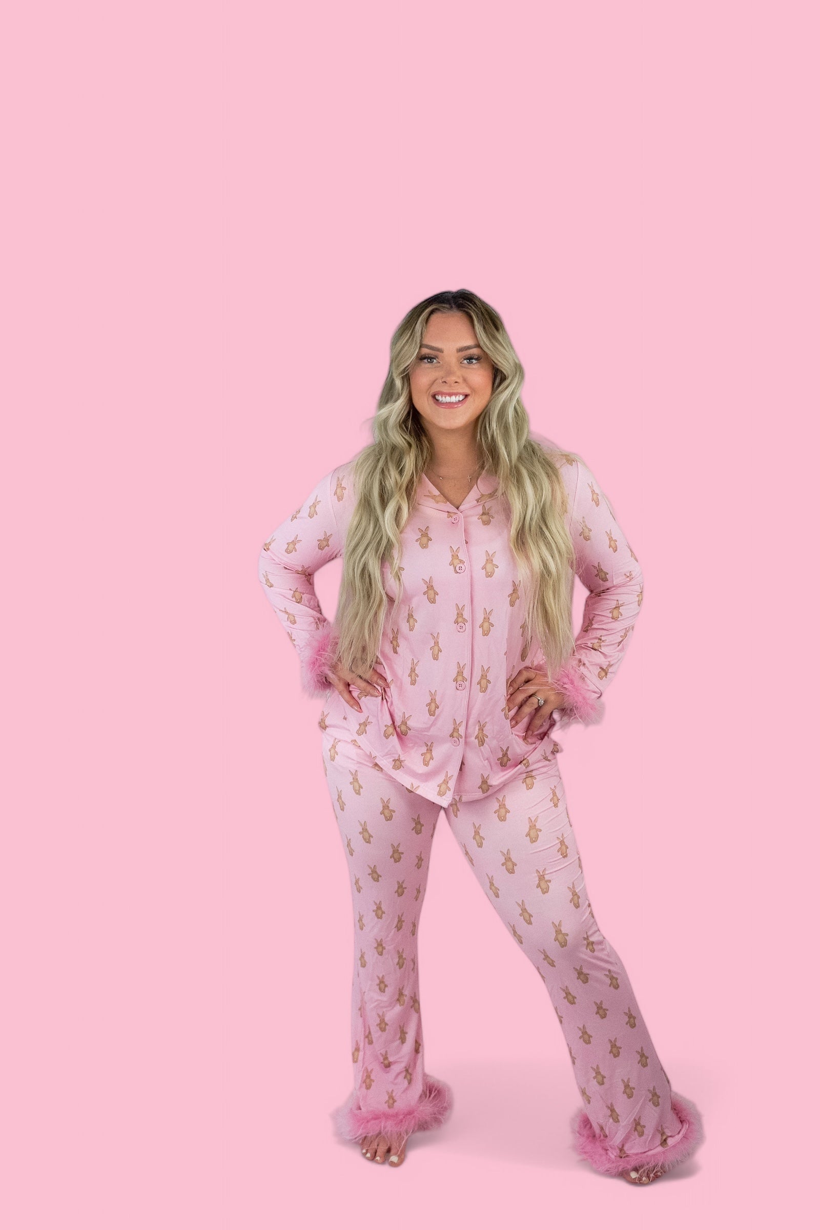 Blushin' Bunnies Women's Feather Dream Set