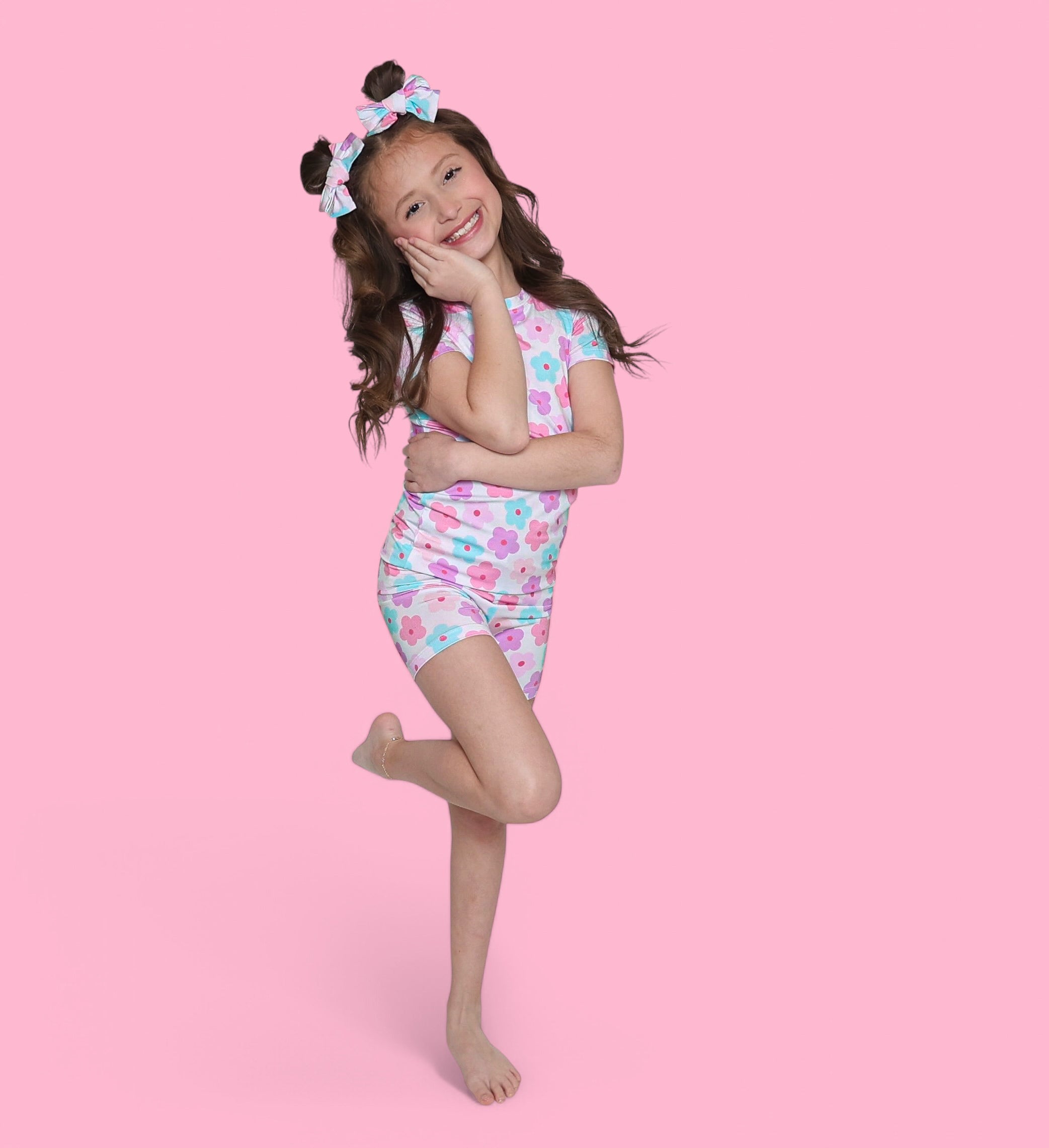 Violet Fields Dream Short Set