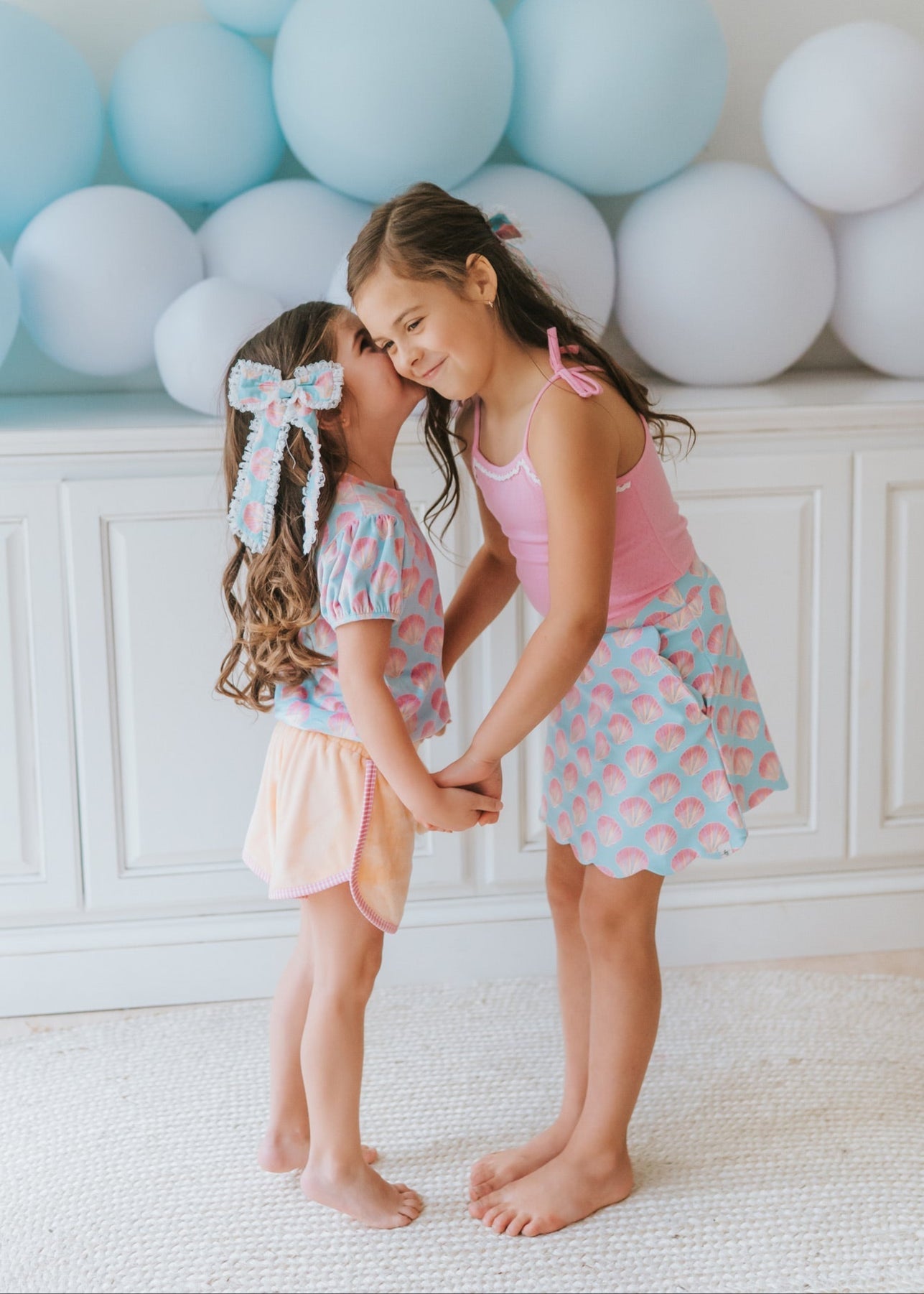 Serene Seashell Athletic Skort