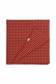 Red Beige Crib Quilted Blanket