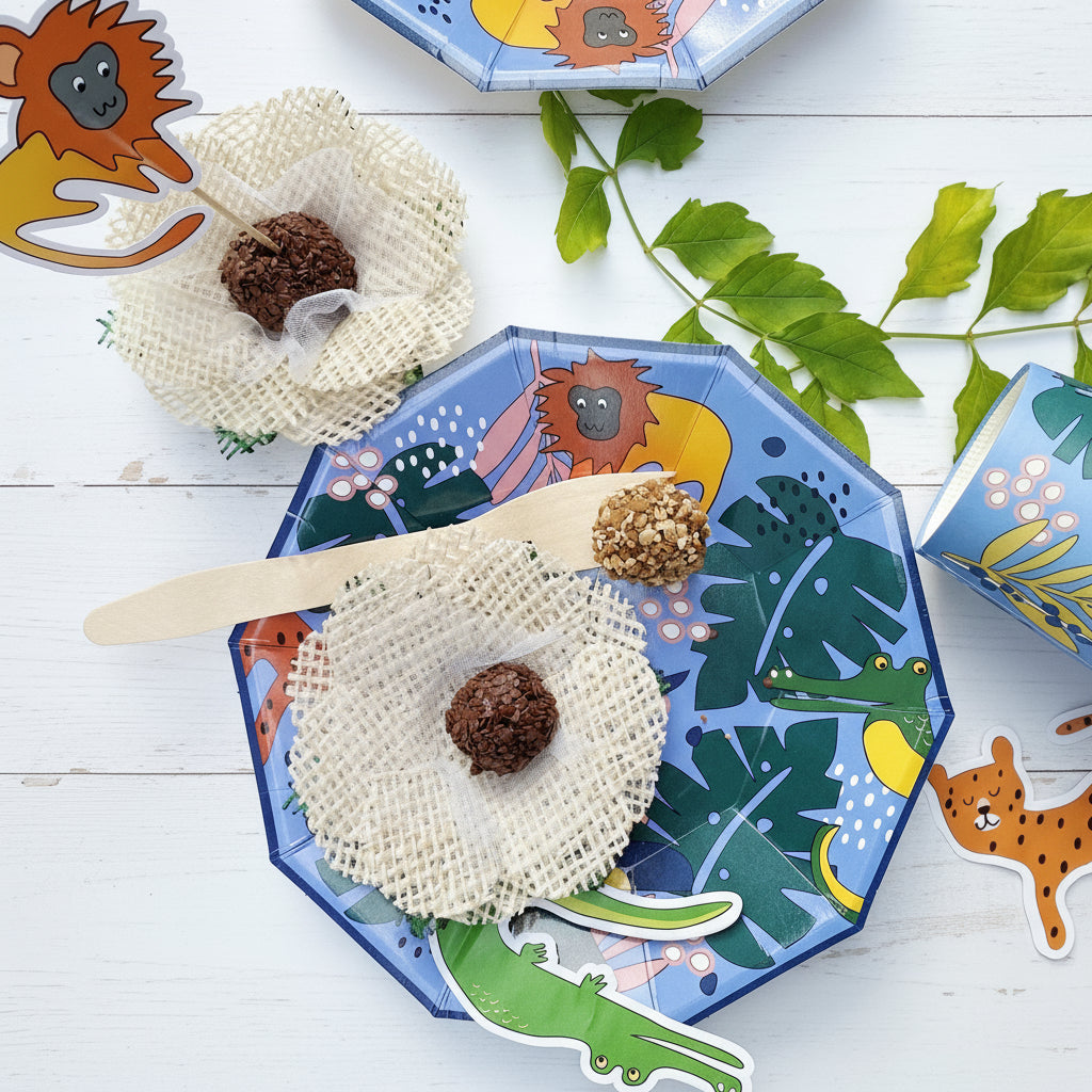 Tropical Animals Toppers (set Of 12)