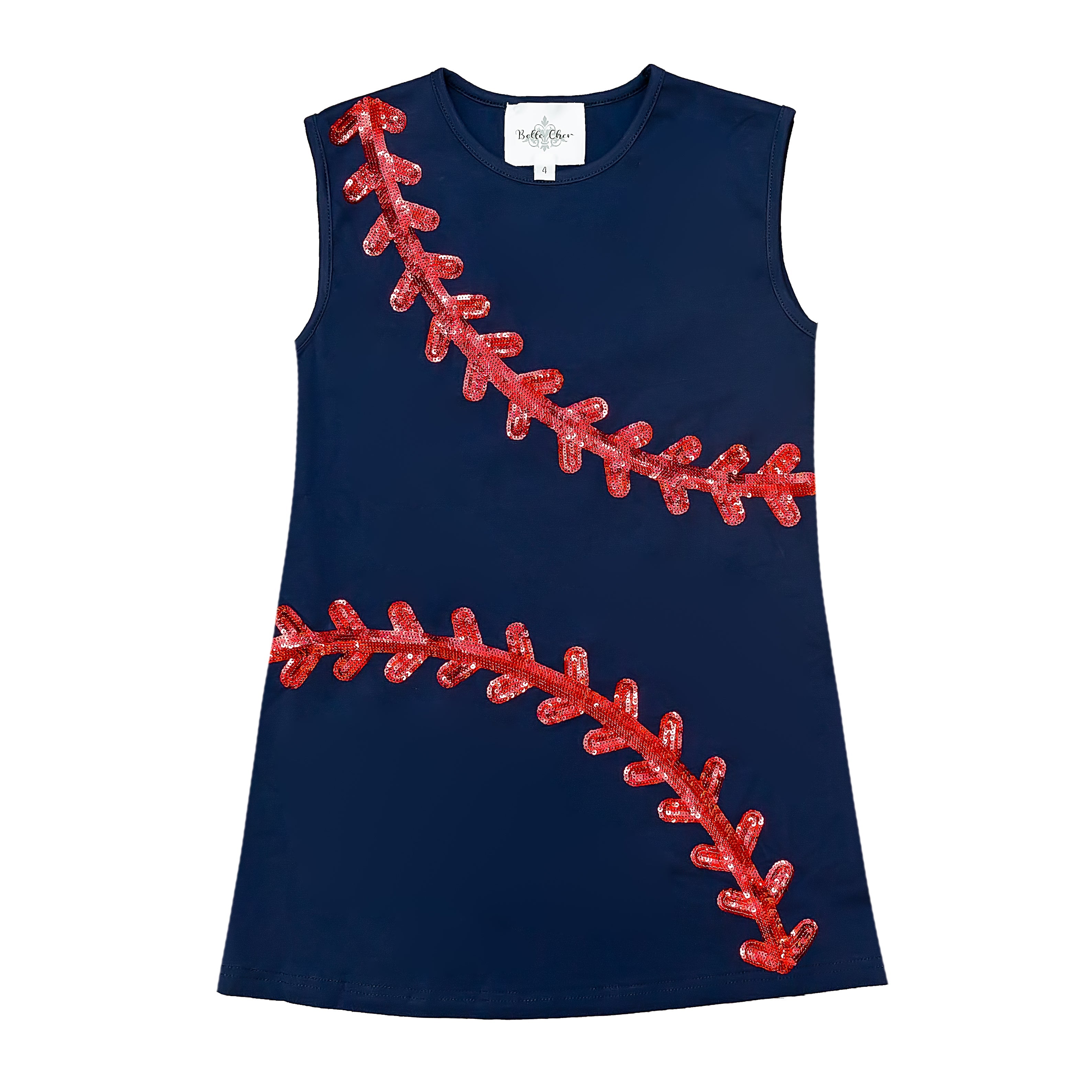 Baseball Navy And Red Dress