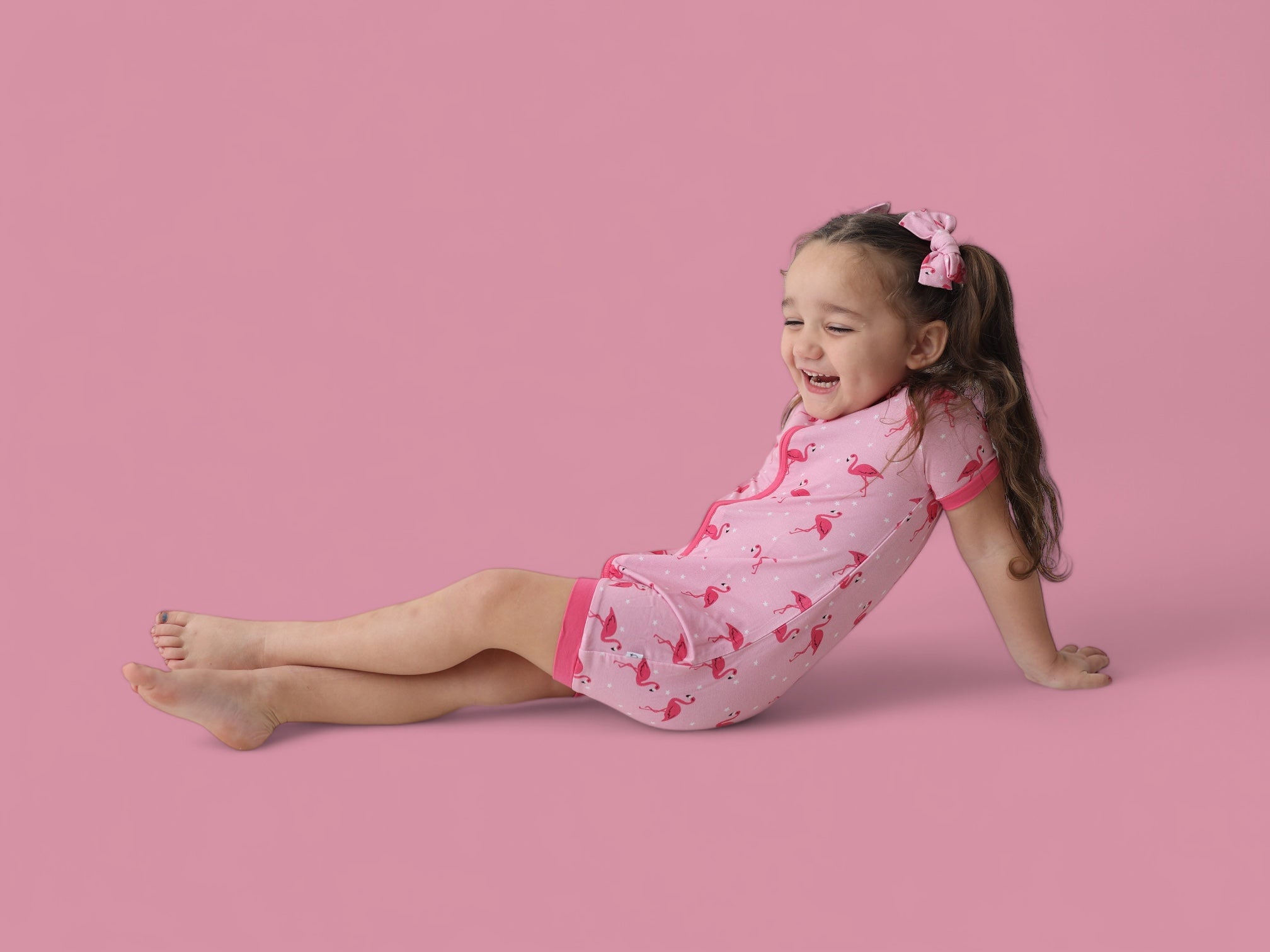 Flocking Flamingos Dream Shortie