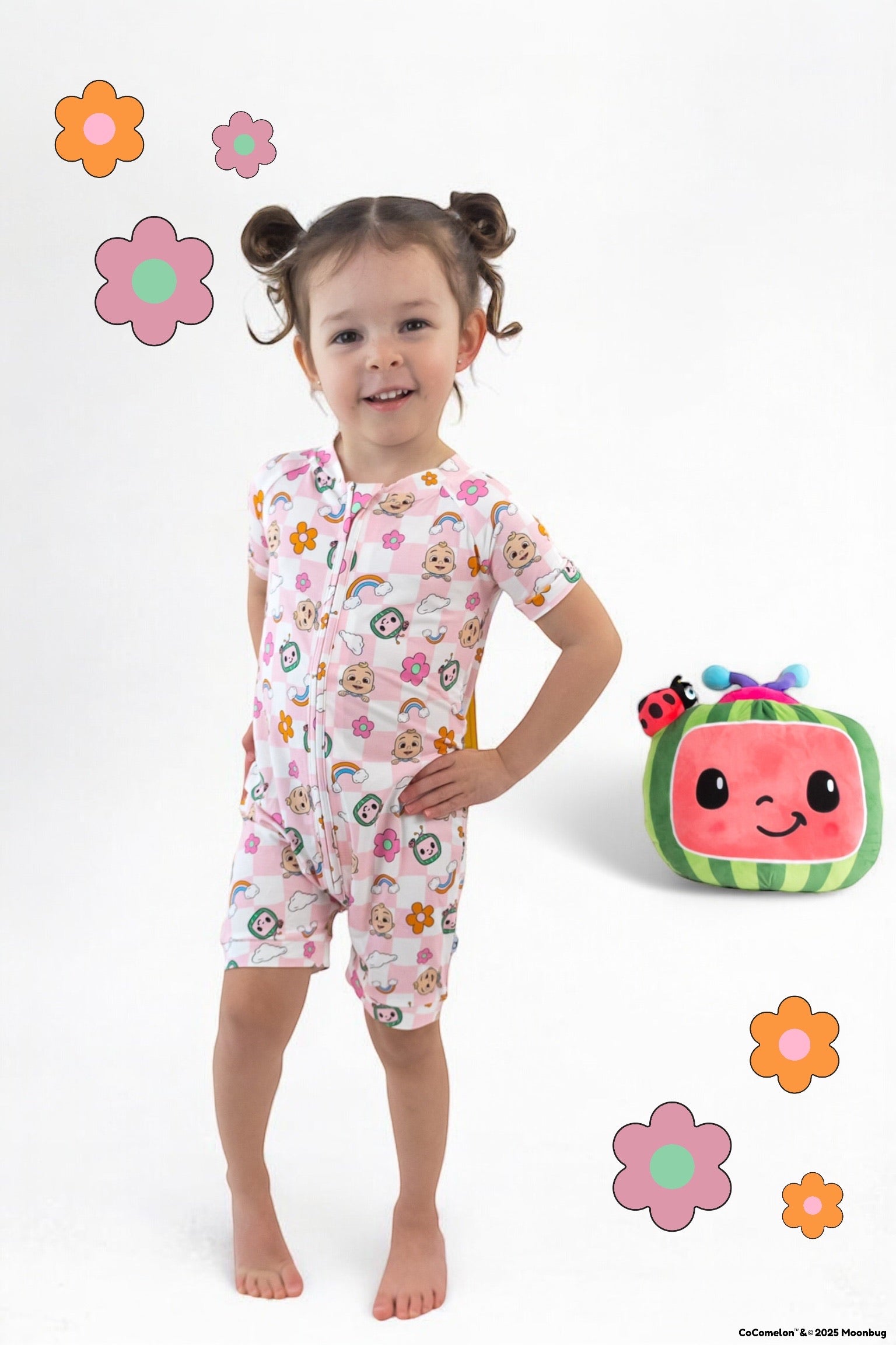 Dream Big Little Co X Cocomelon Jj Rainbow Checkers Dream Shortie