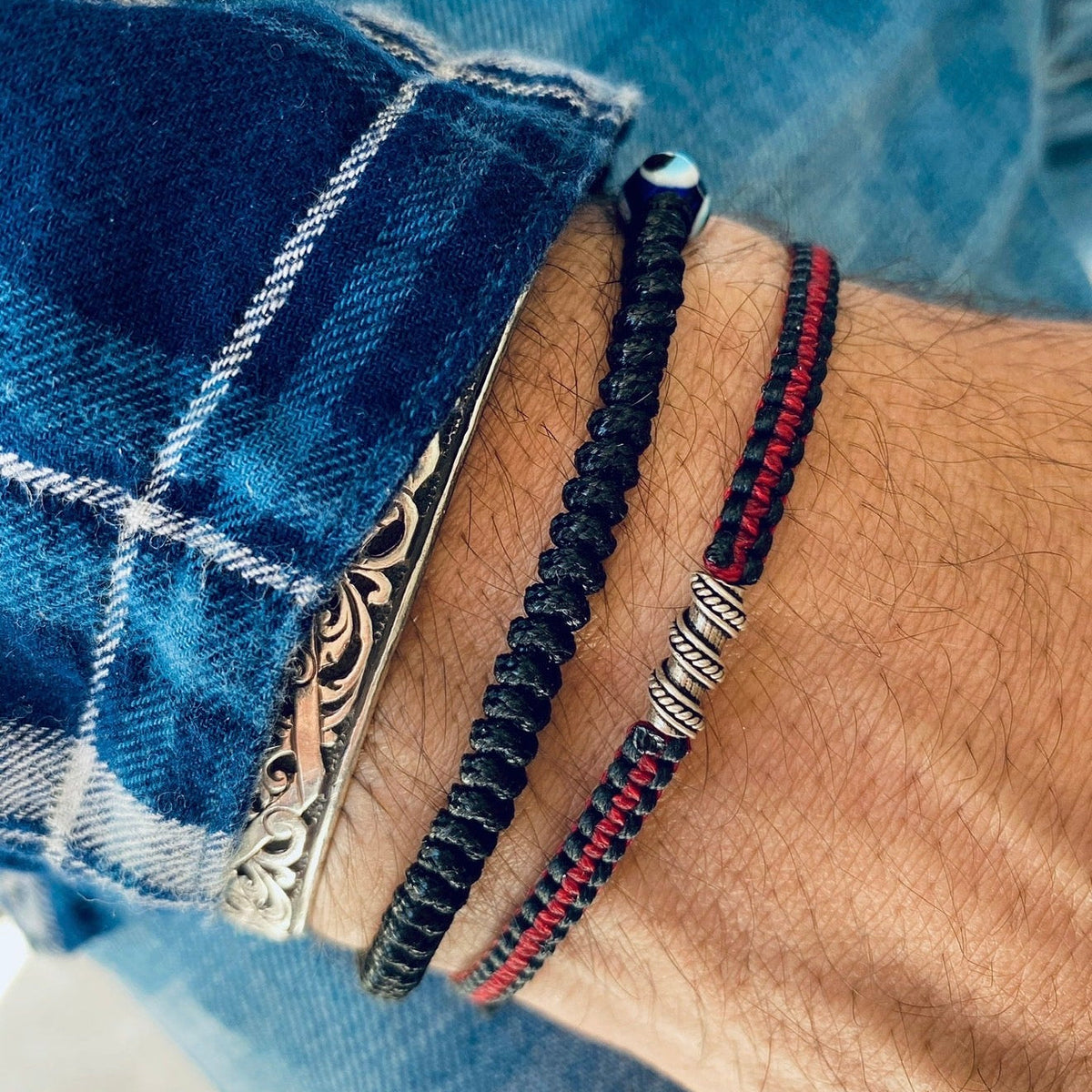 Monochrome Braided Bracelet