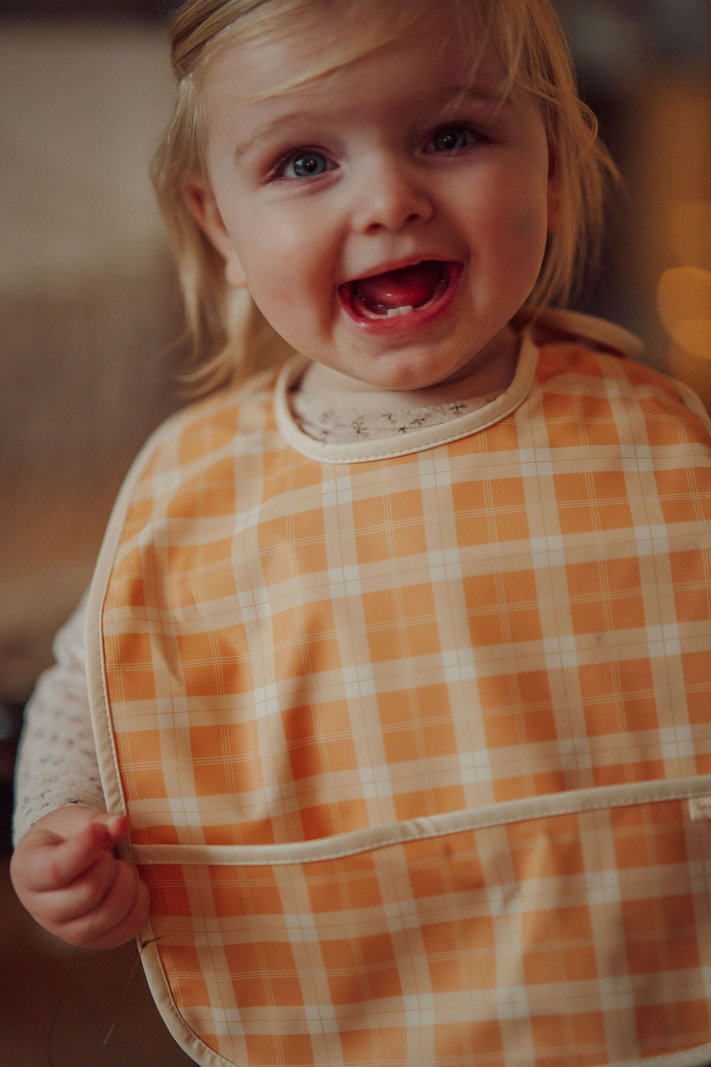 Basic Bib | Buckwheat Plaid