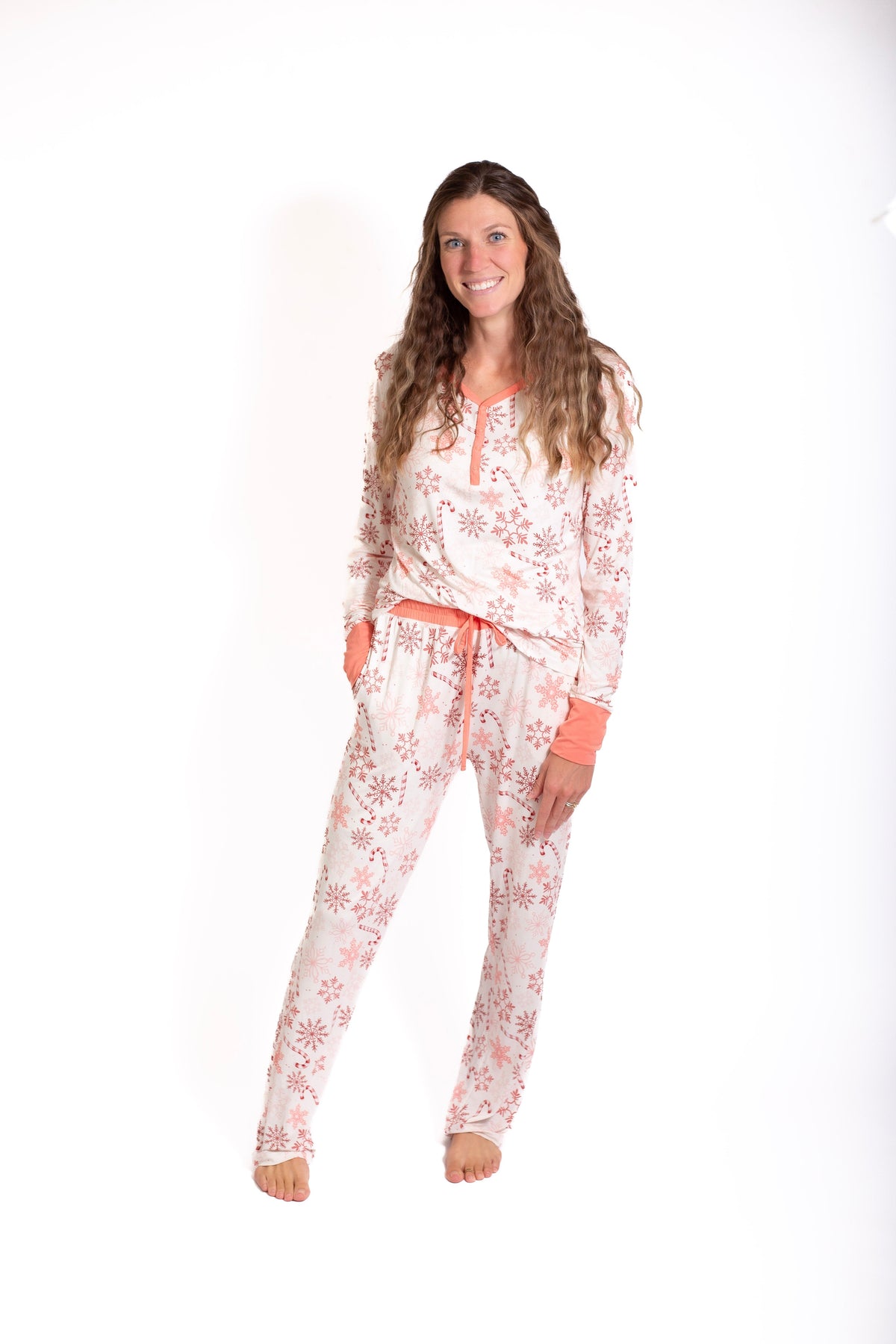 My First Candy Cane: Women's Pajamas: 2 Piece Bamboo Pajamas
