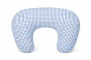 Blue Gingham New Ruffle Nursing Pillow Cover