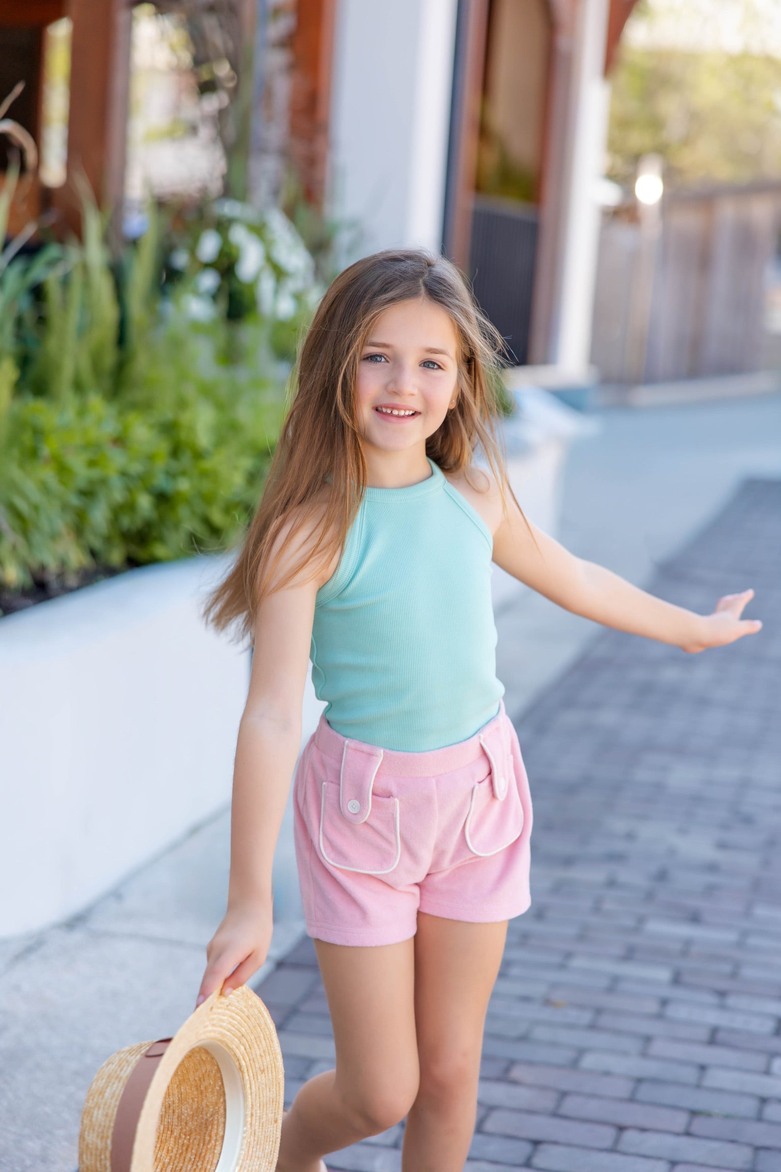 Seafoam Ribbed Tank