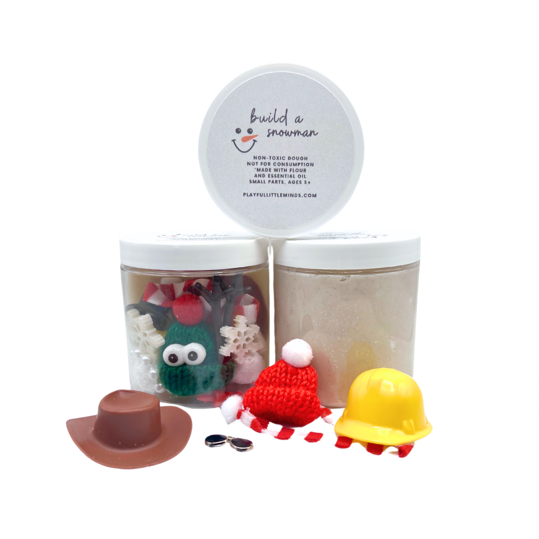 Snowman Dress Up Playdough Kit For Kids