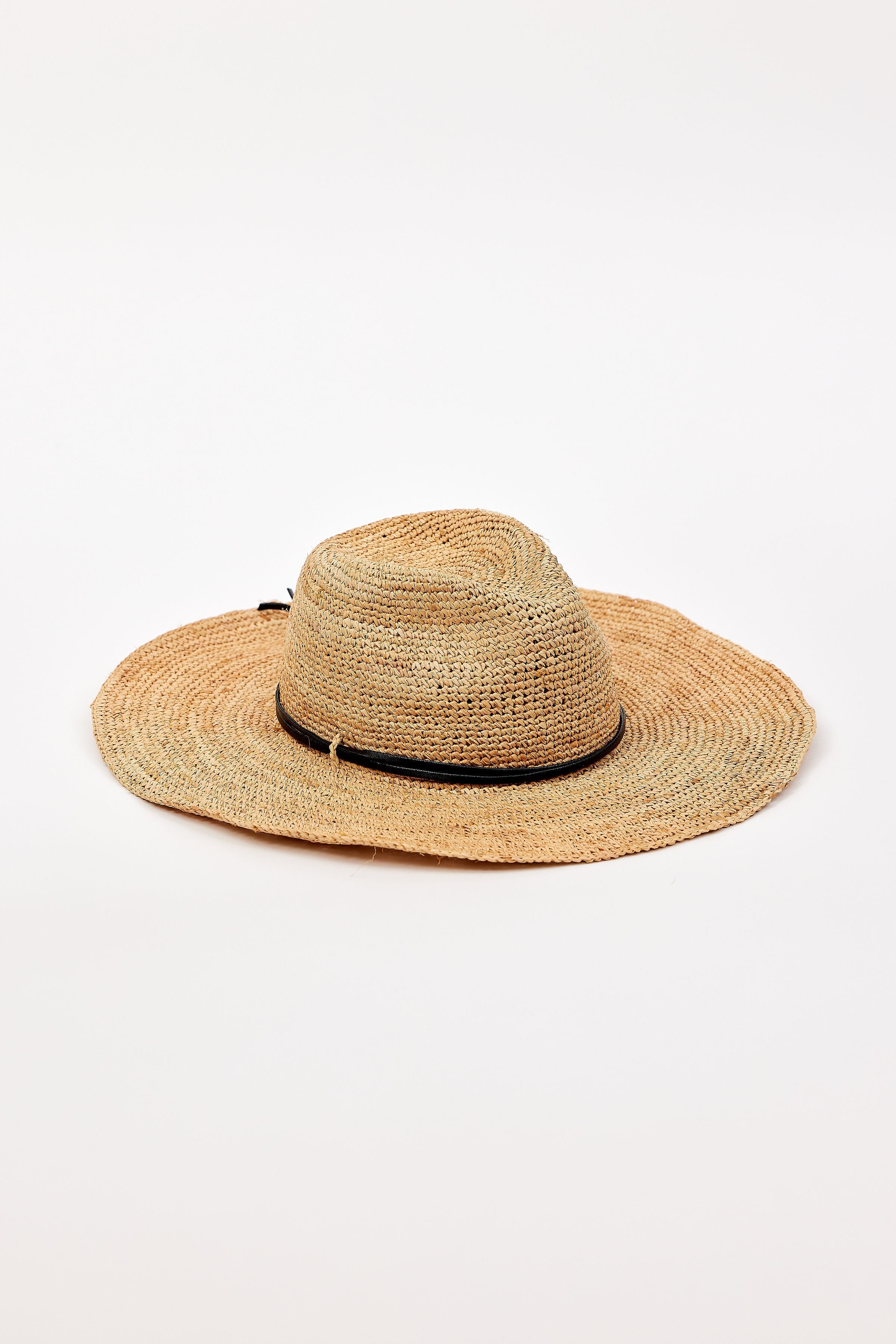 Raffia Crochet Continental- Natural