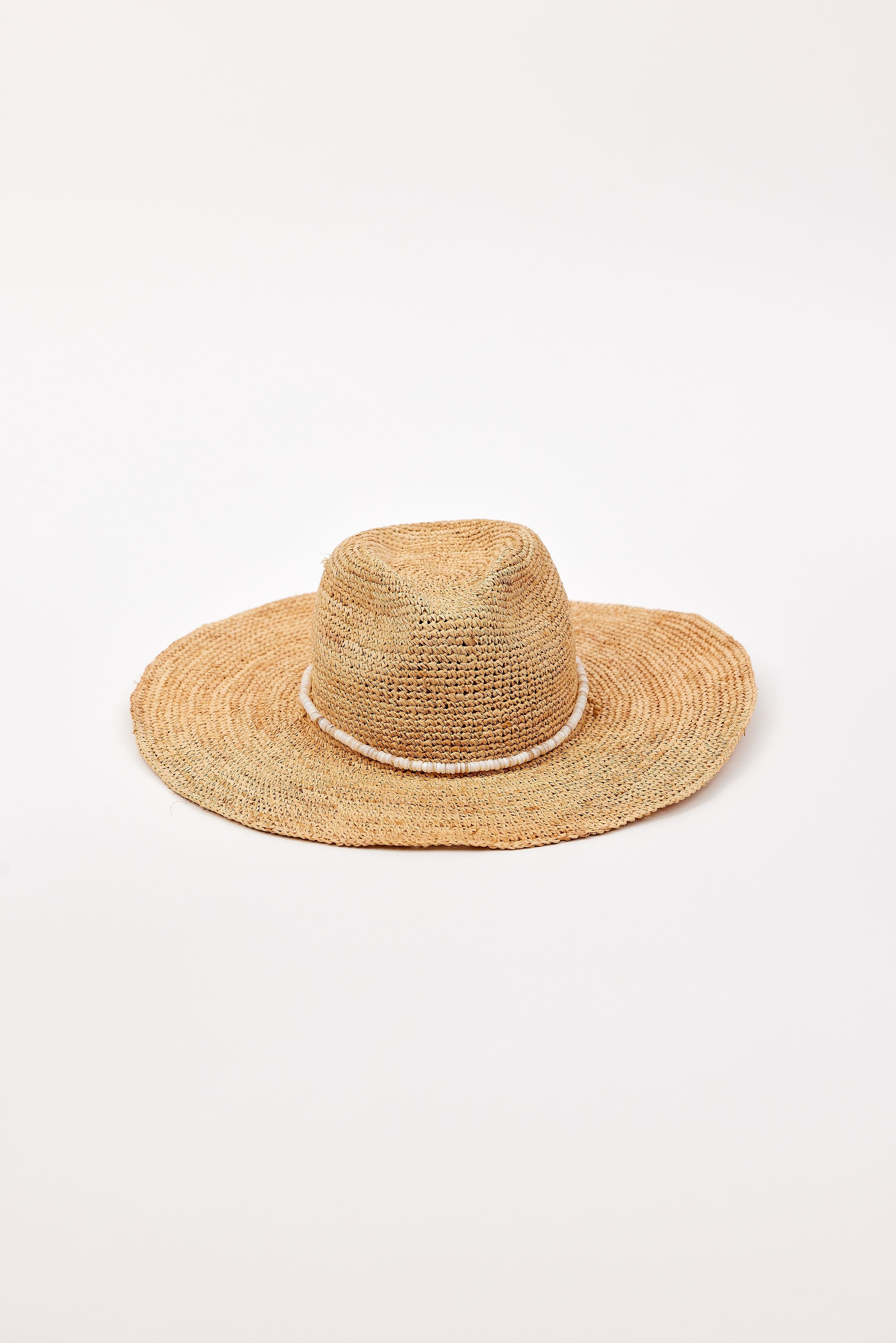 Raffia Crochet Continental- Natural