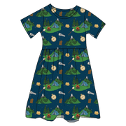 Dane Bamboo Ruffle Spin Dress (Pre-Order)