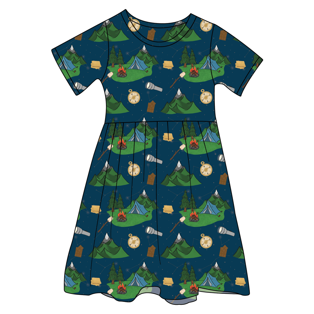 Dane Bamboo Ruffle Spin Dress (Pre-Order)